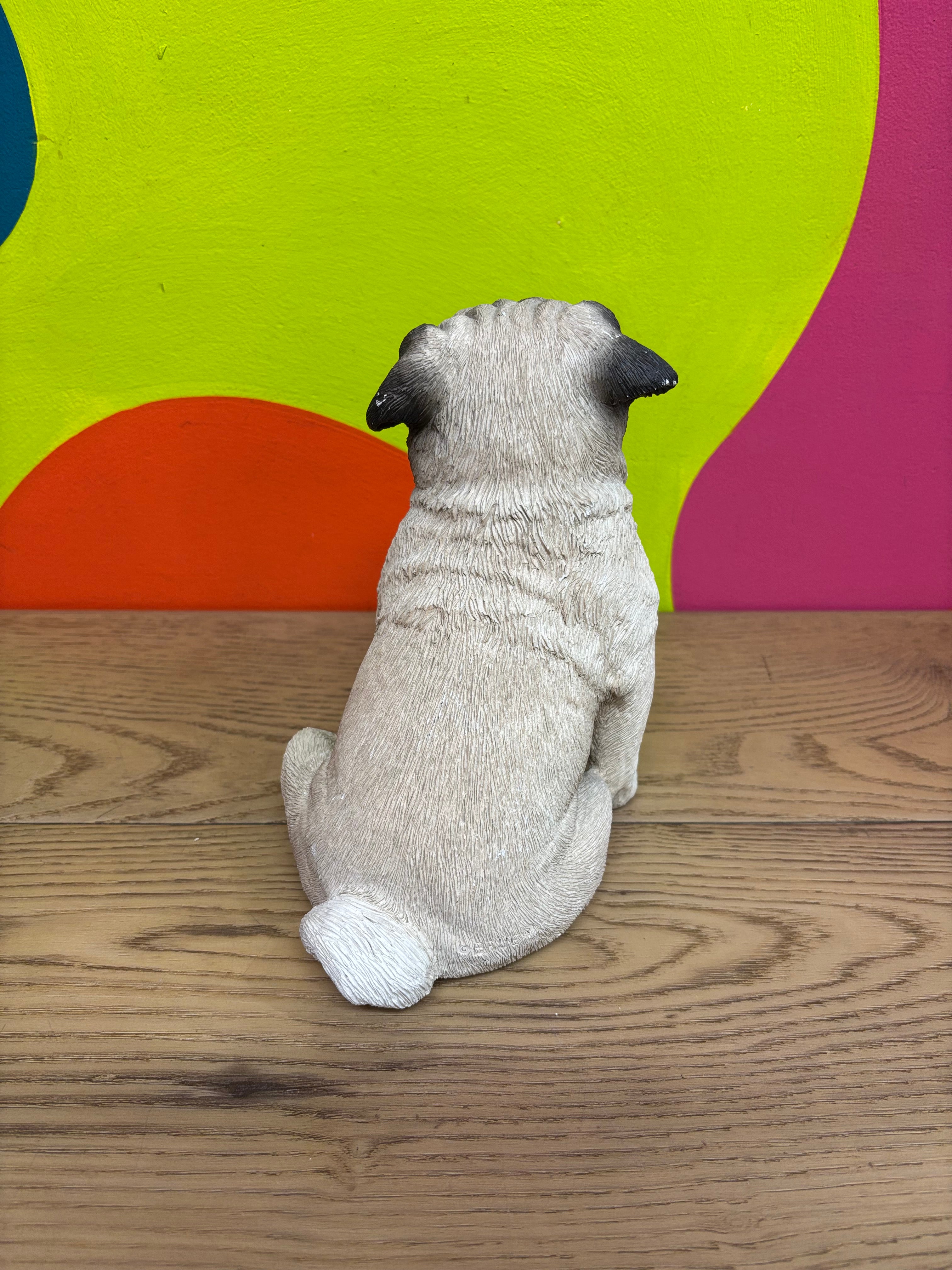 Sandicast Pug Sculpture