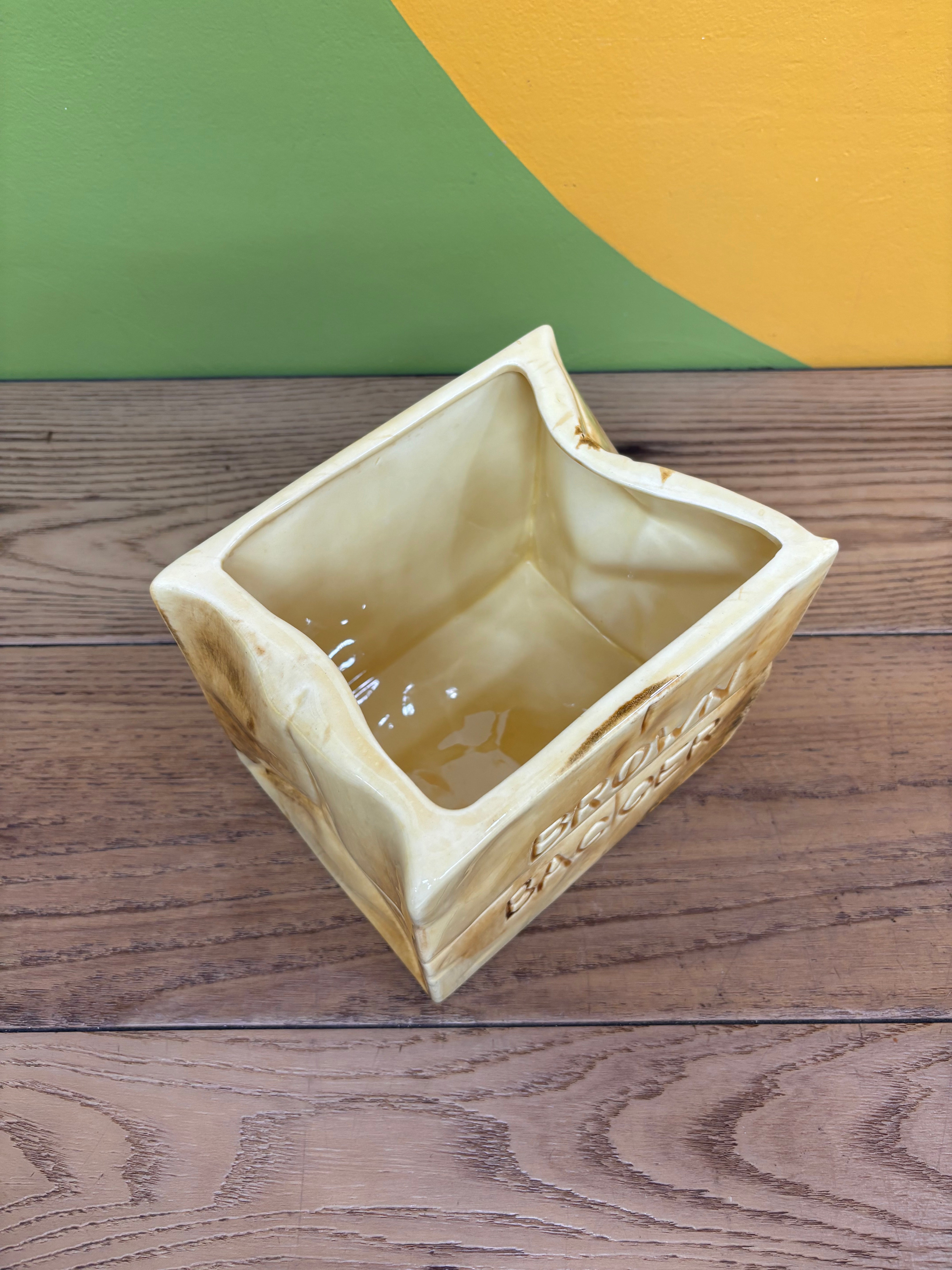 Brown Bagger Ceramic Cookie Jar