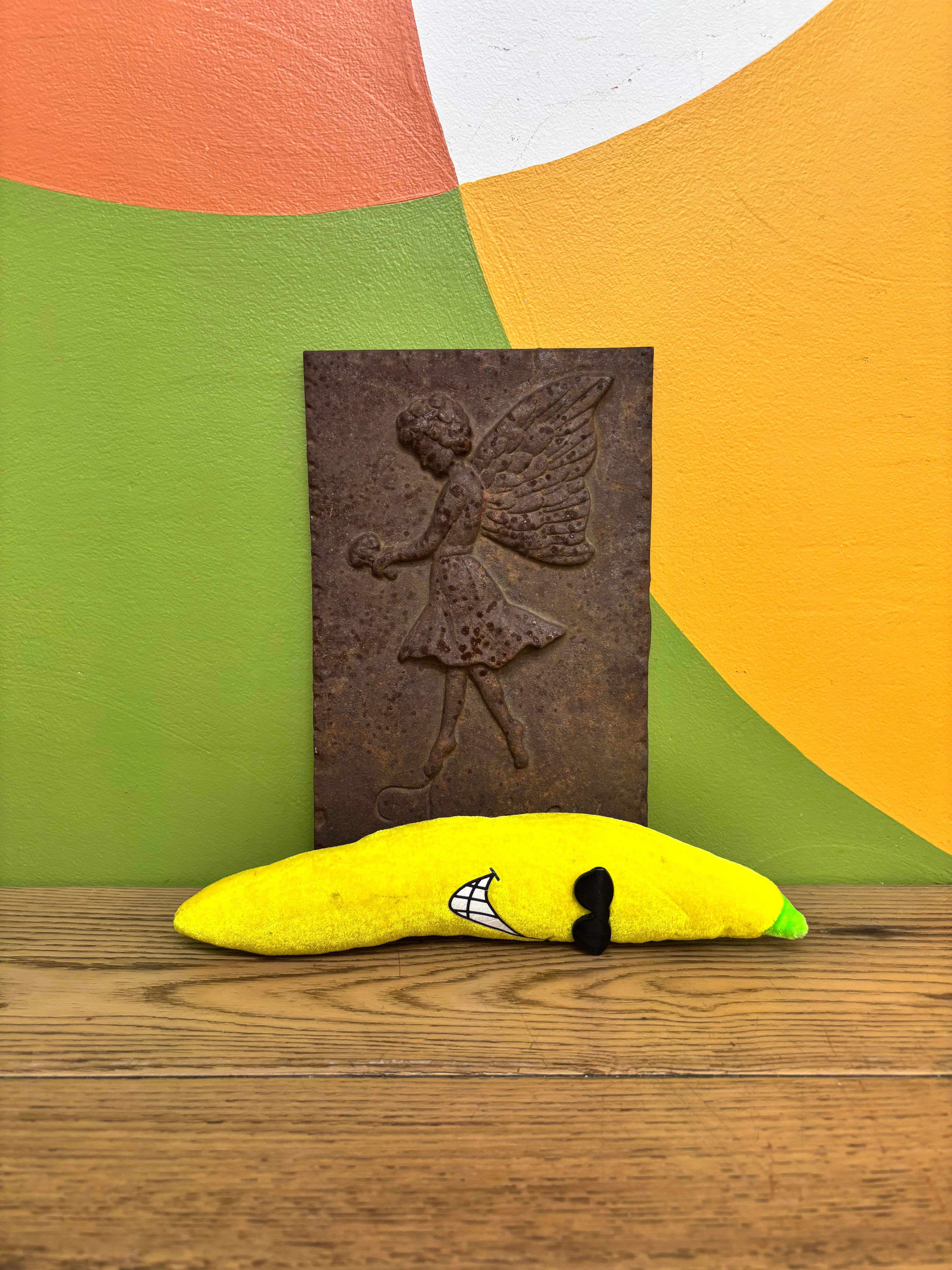 Cast Iron Fairy Plaque