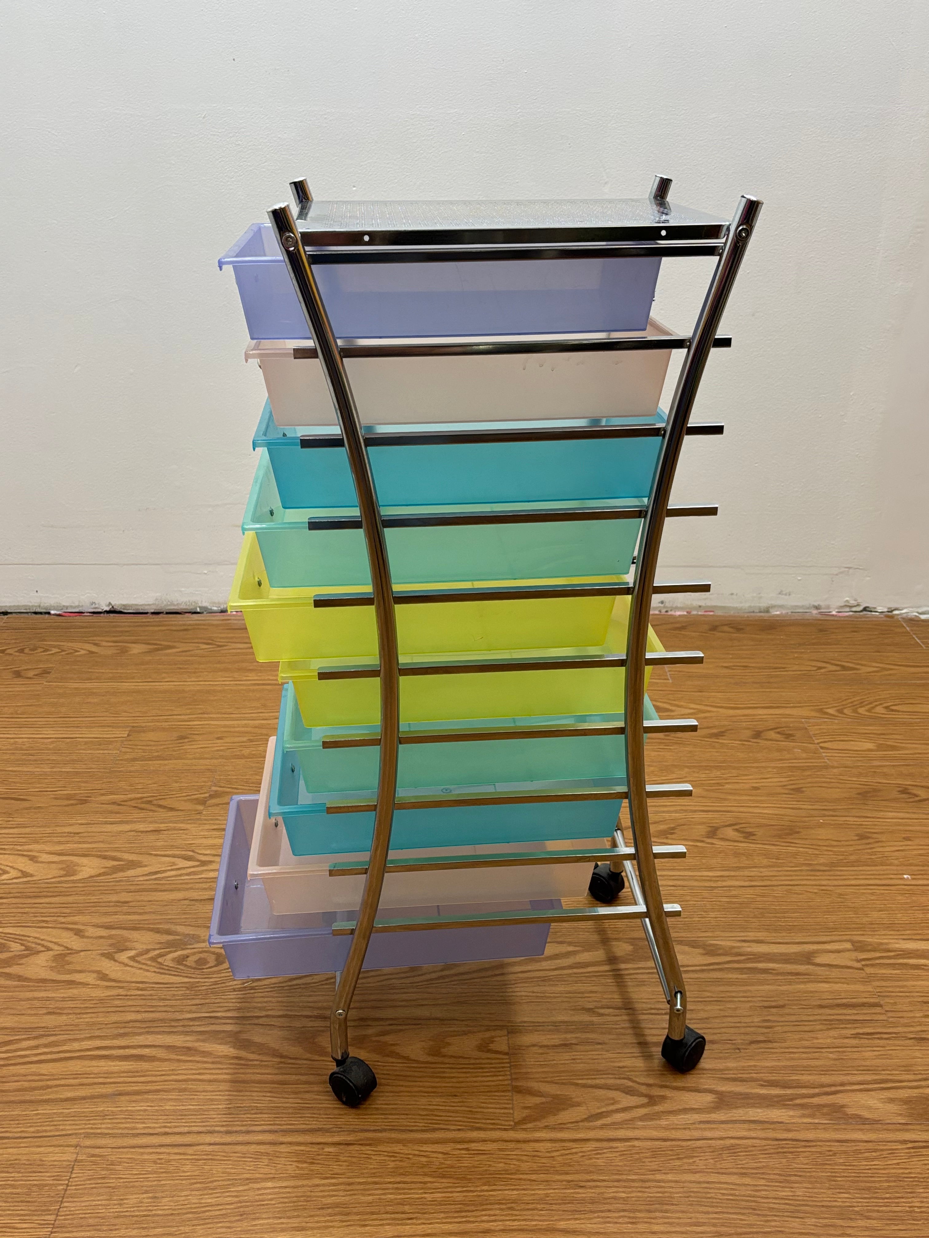 10 Drawer Rolling Cart