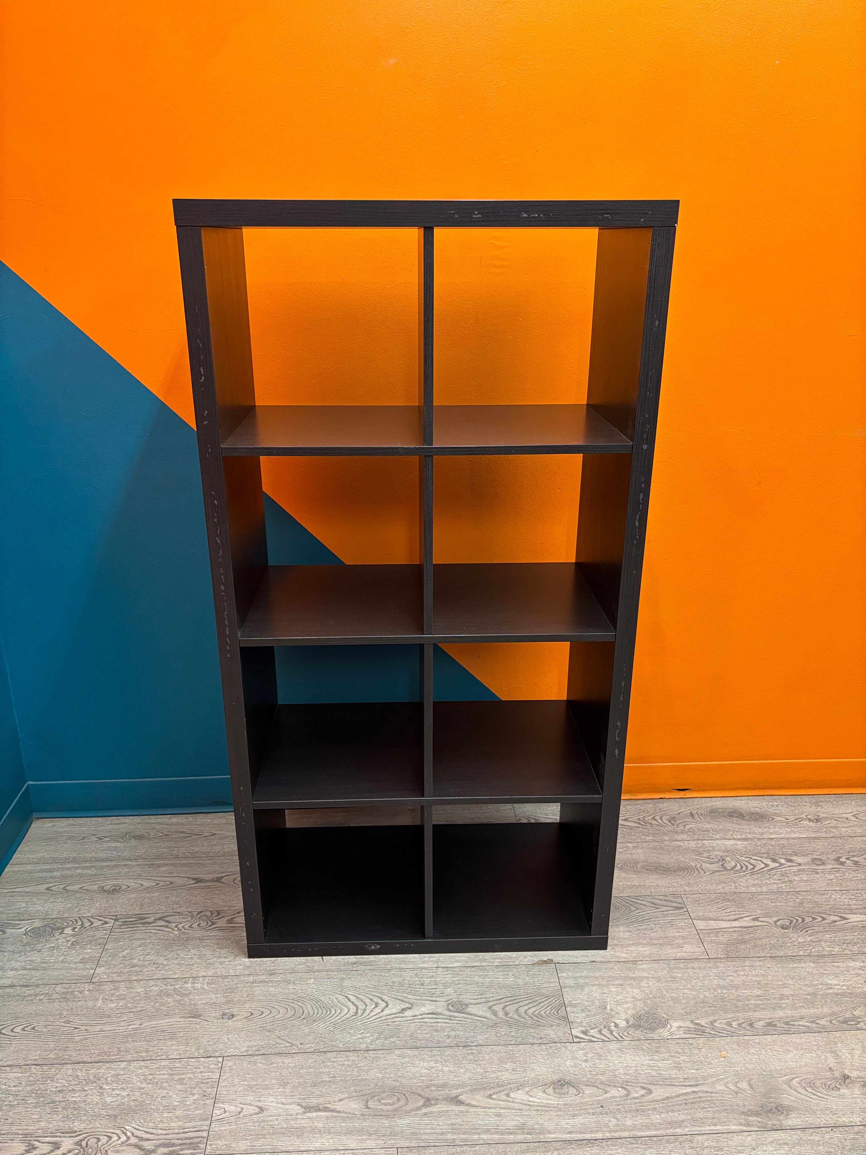 Black Kallax Shelf - 8 Cube