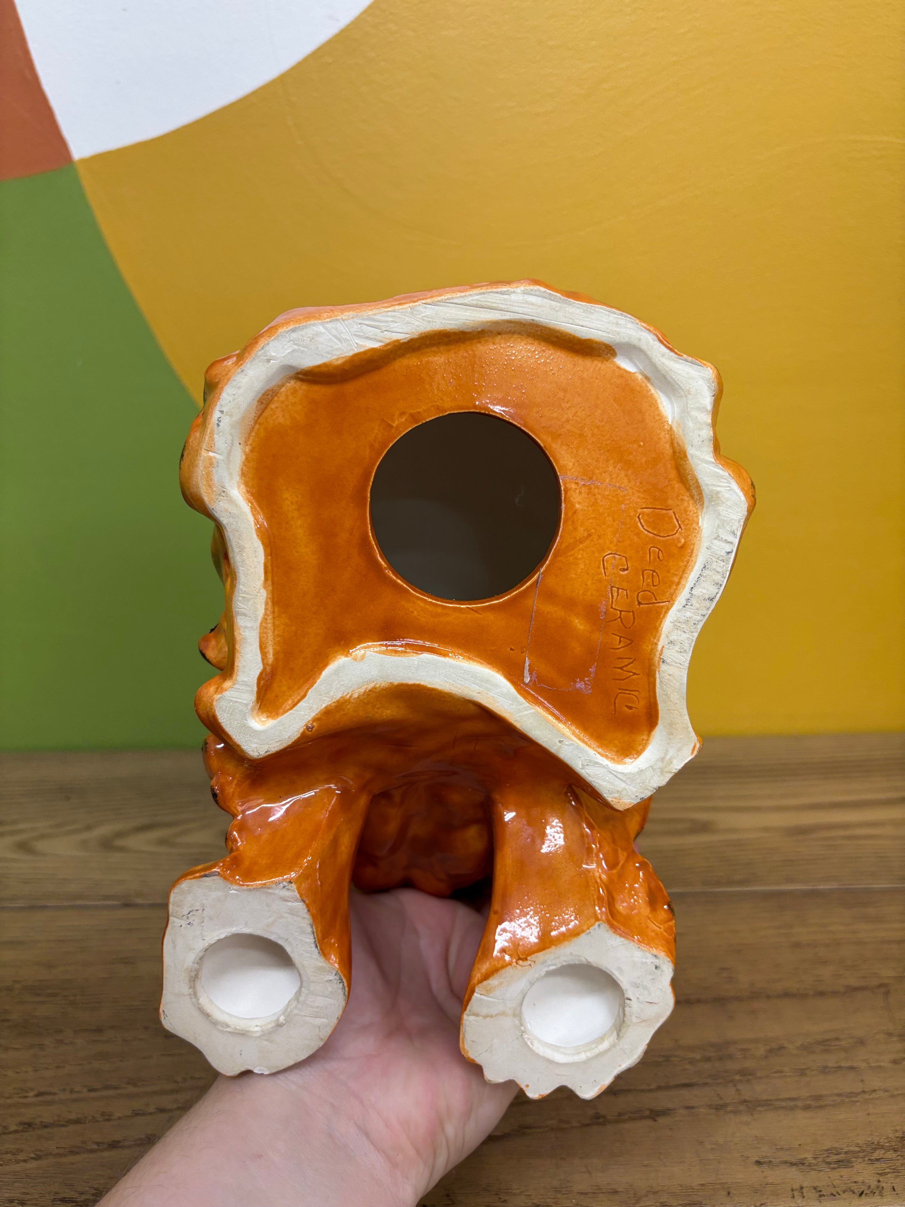 Large Ceramic Dog Statue