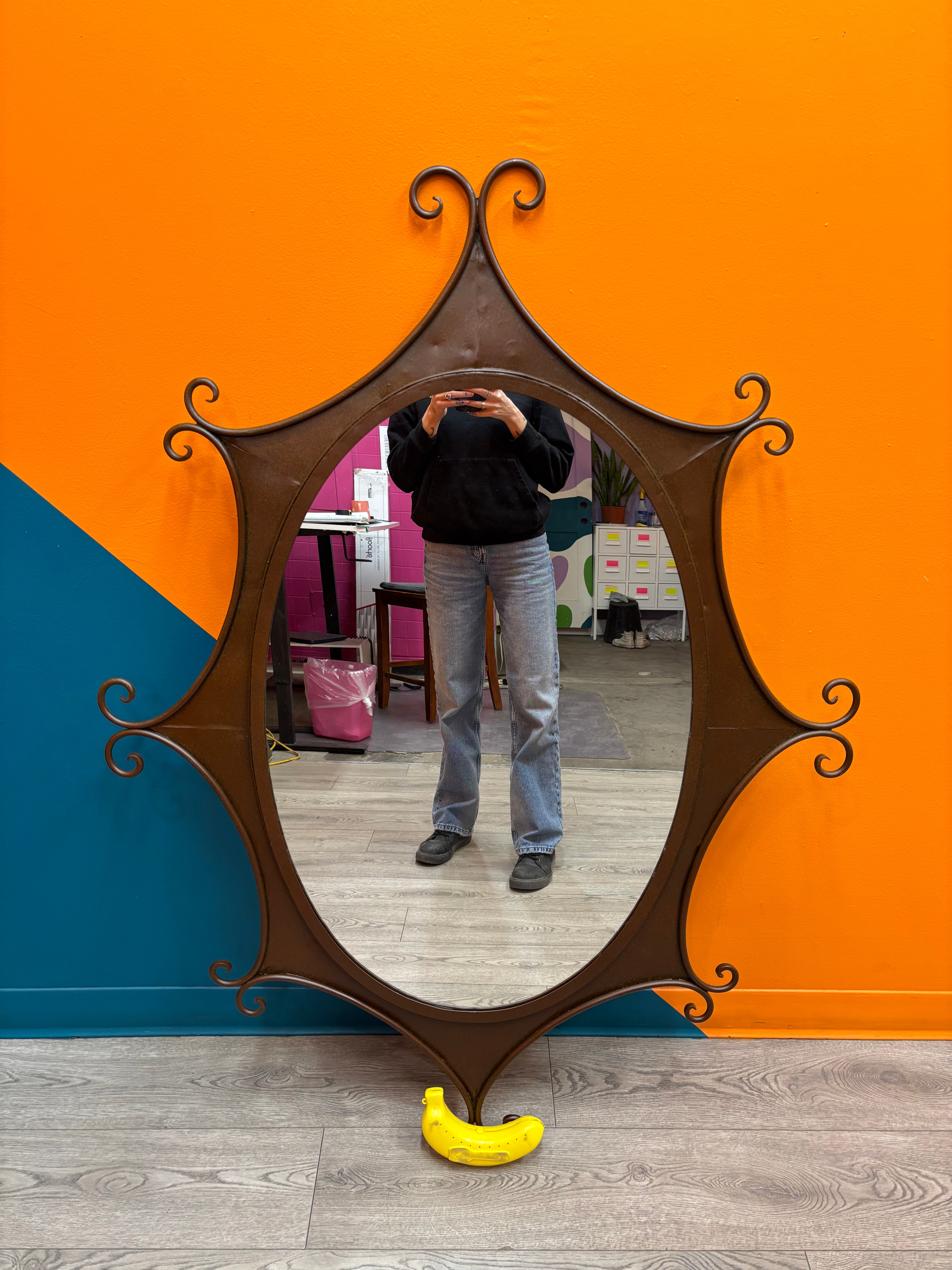 Metal Framed Mirror