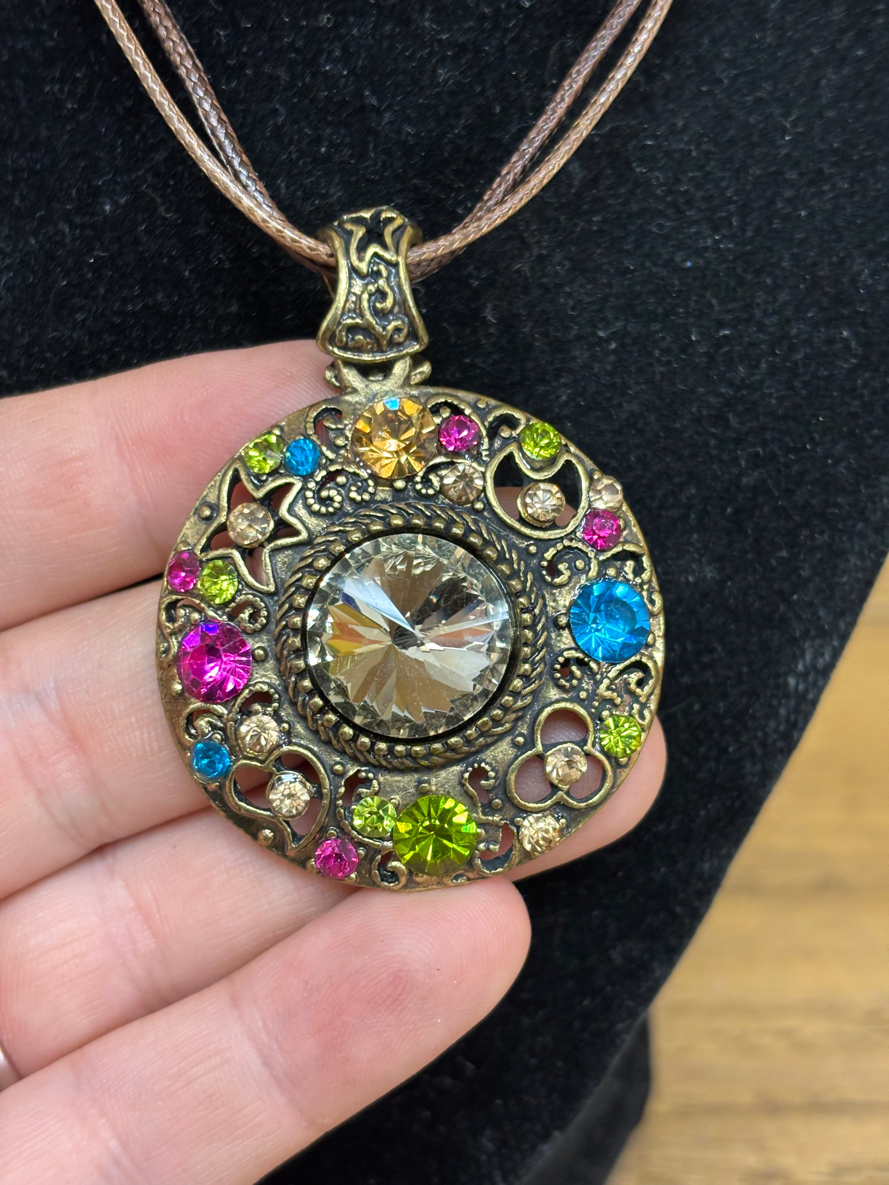 Round Pendant Necklace