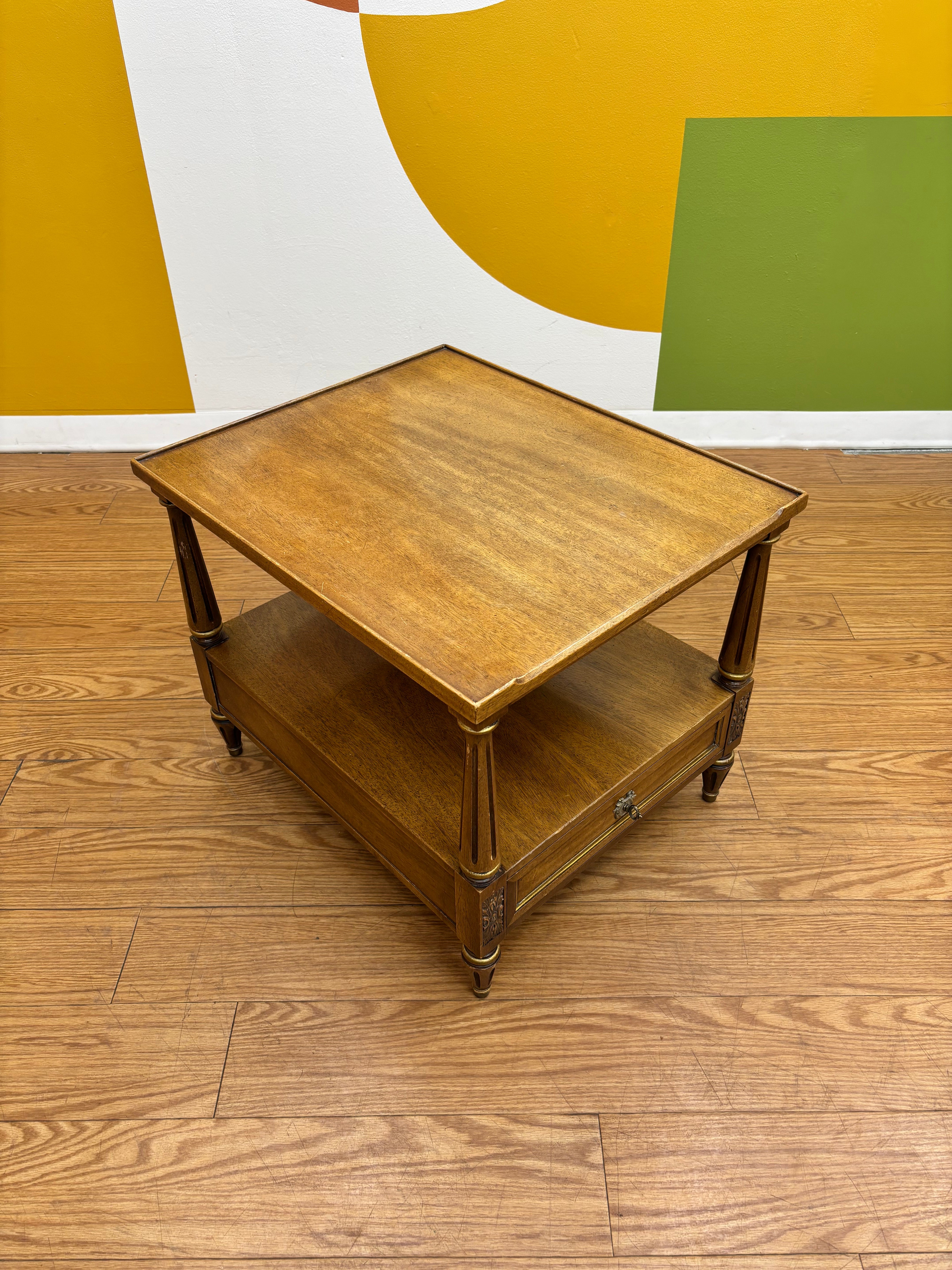 Wood Side Table
