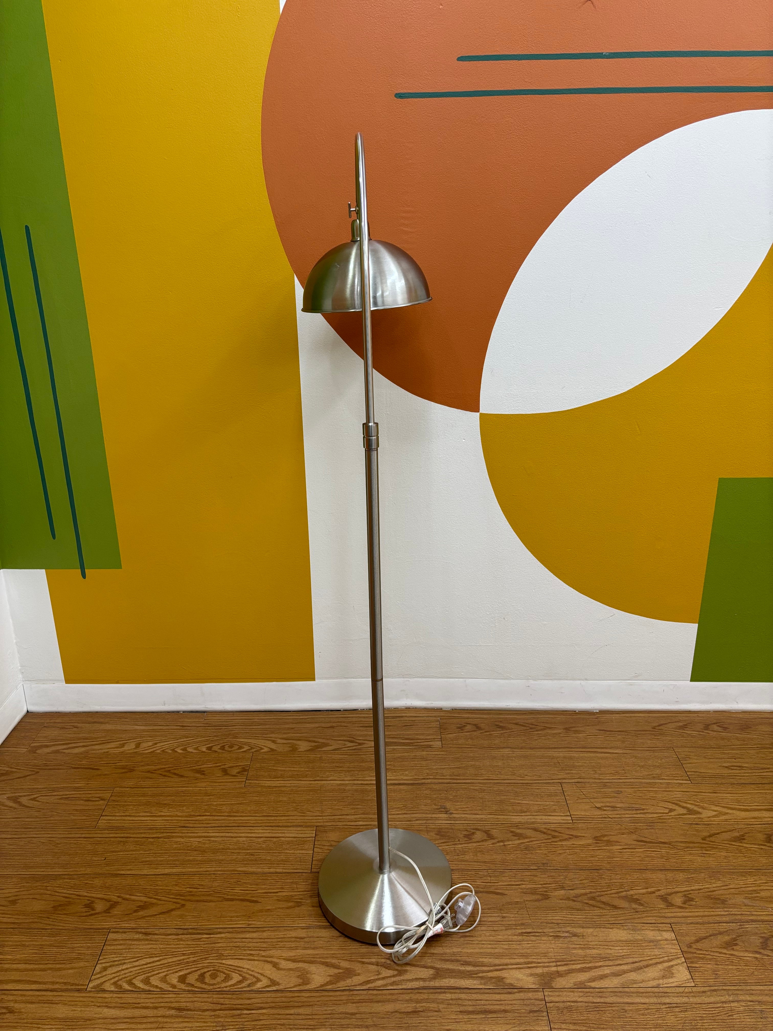 Chrome Arched Floor Lamp