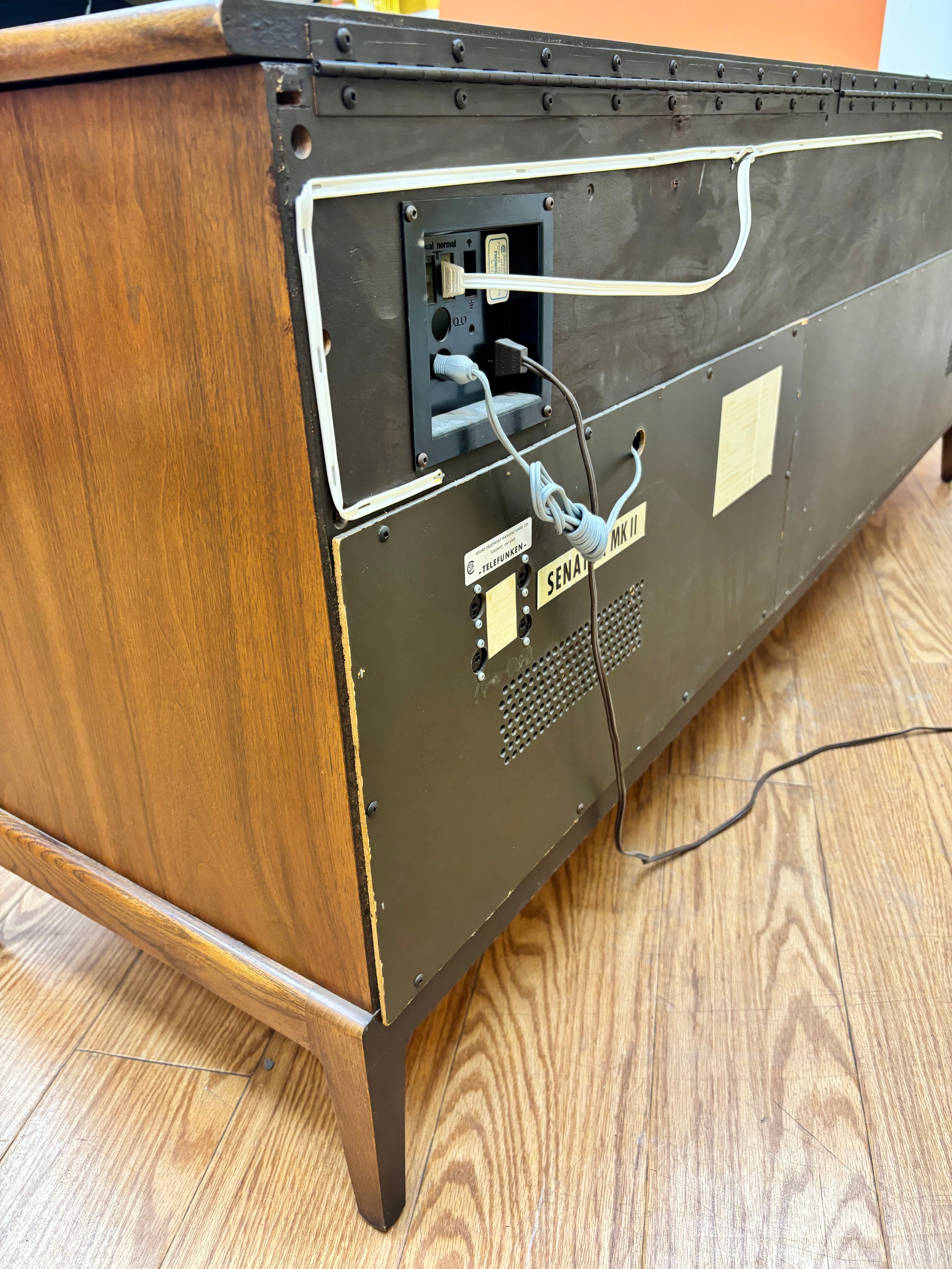 Telefunken Stereo Console Cabinet with Record Player