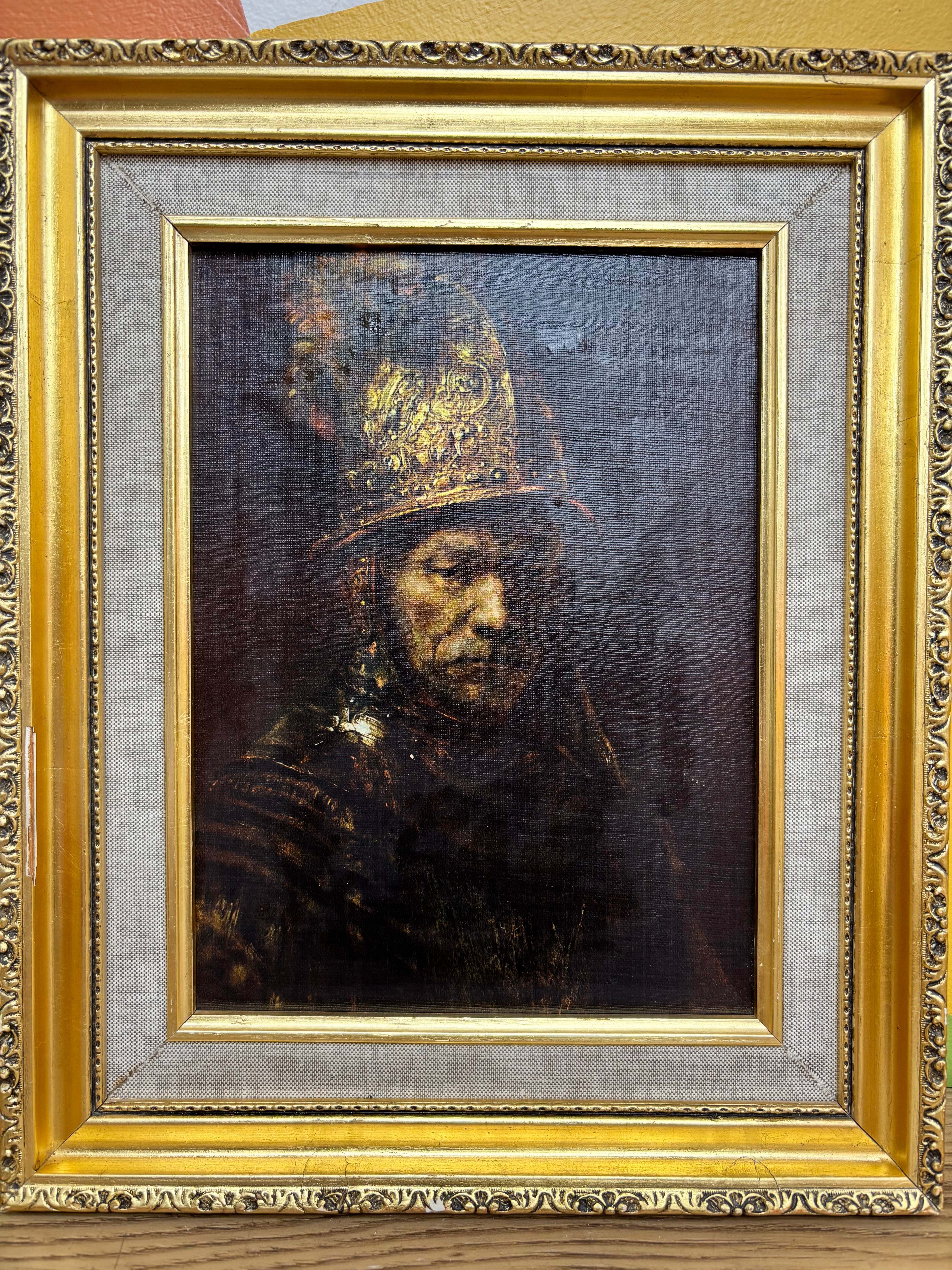 The Man with the Golden Helmet Art