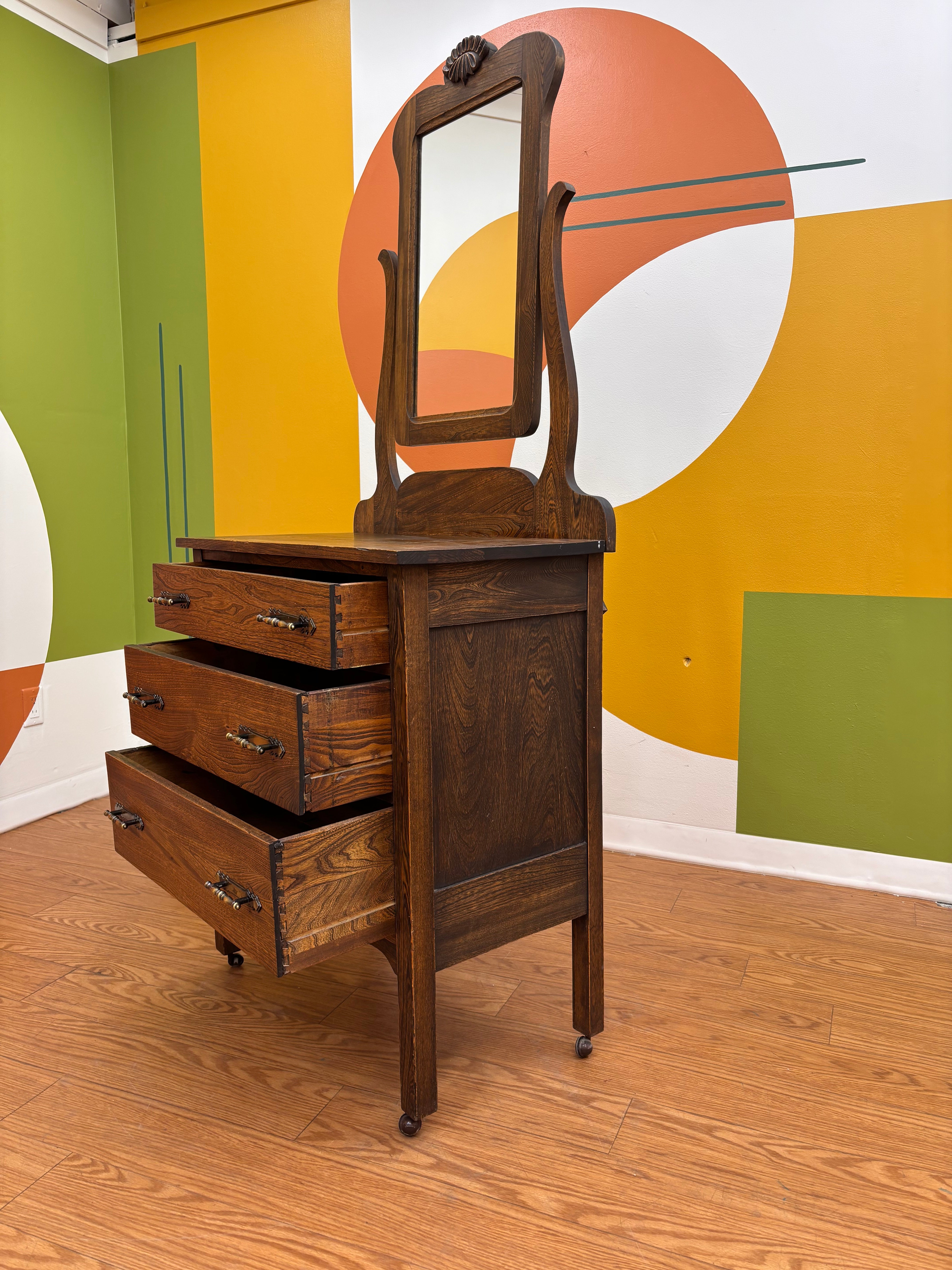 Wood Dresser Vanity