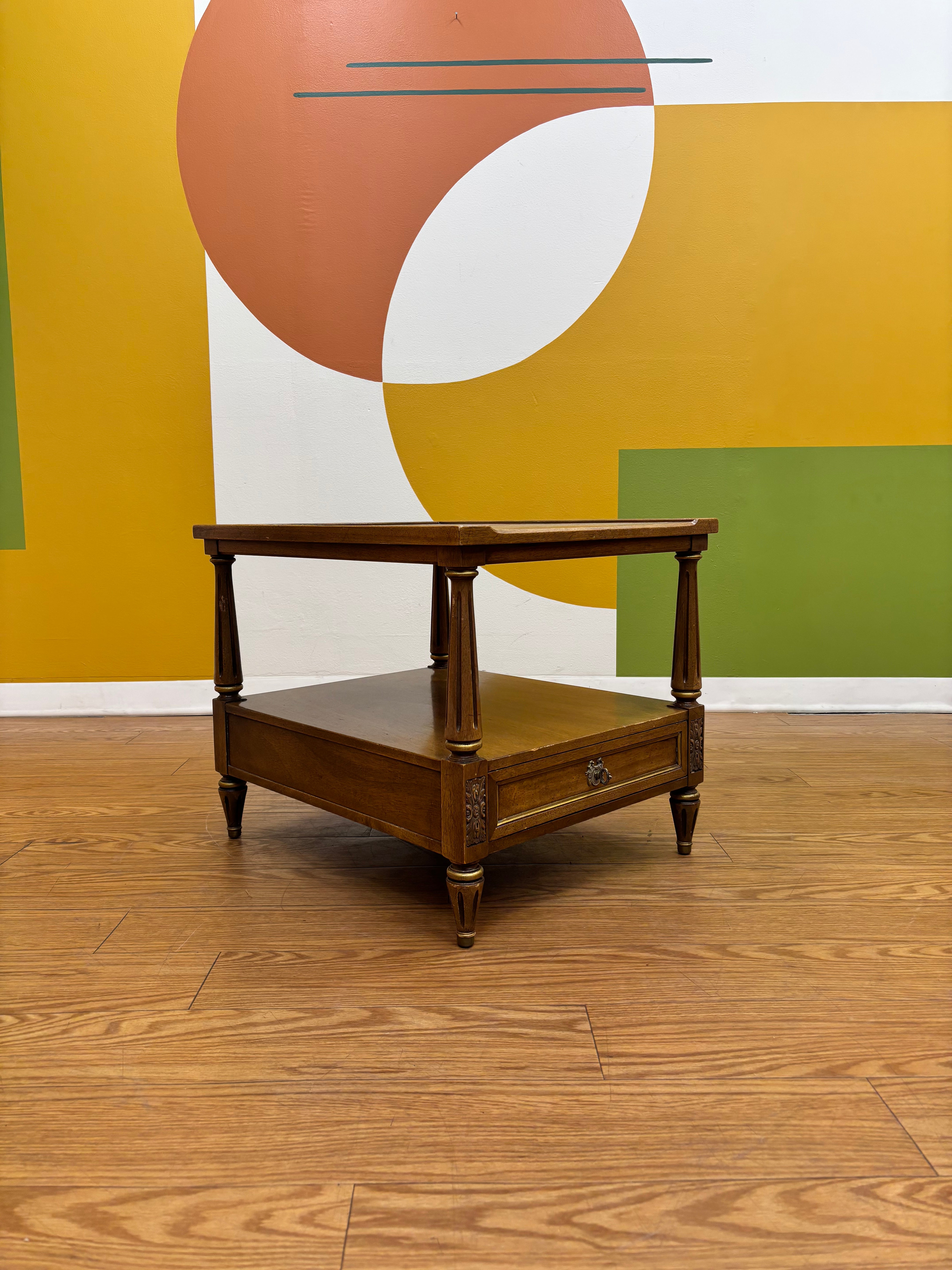 Wood Side Table