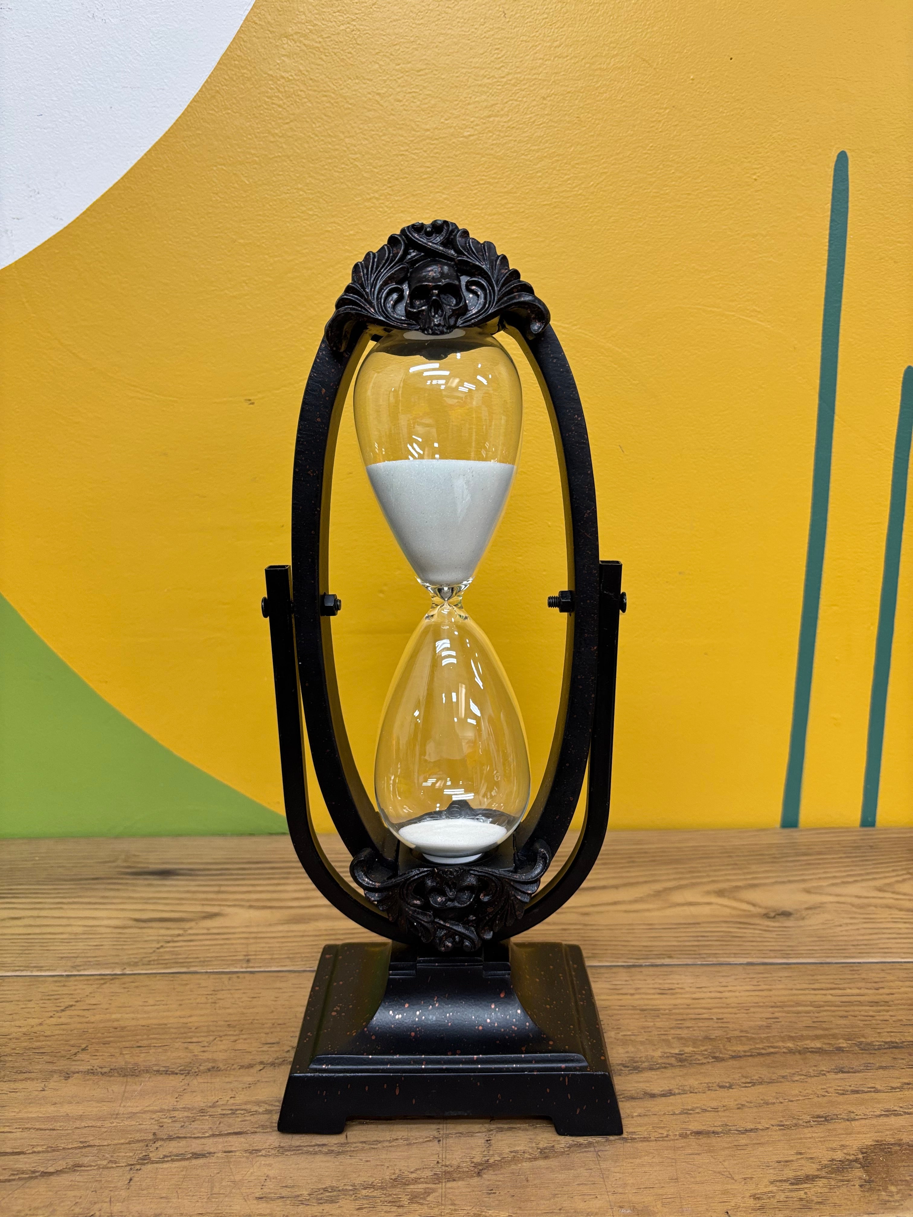Rotating Hourglass Decor