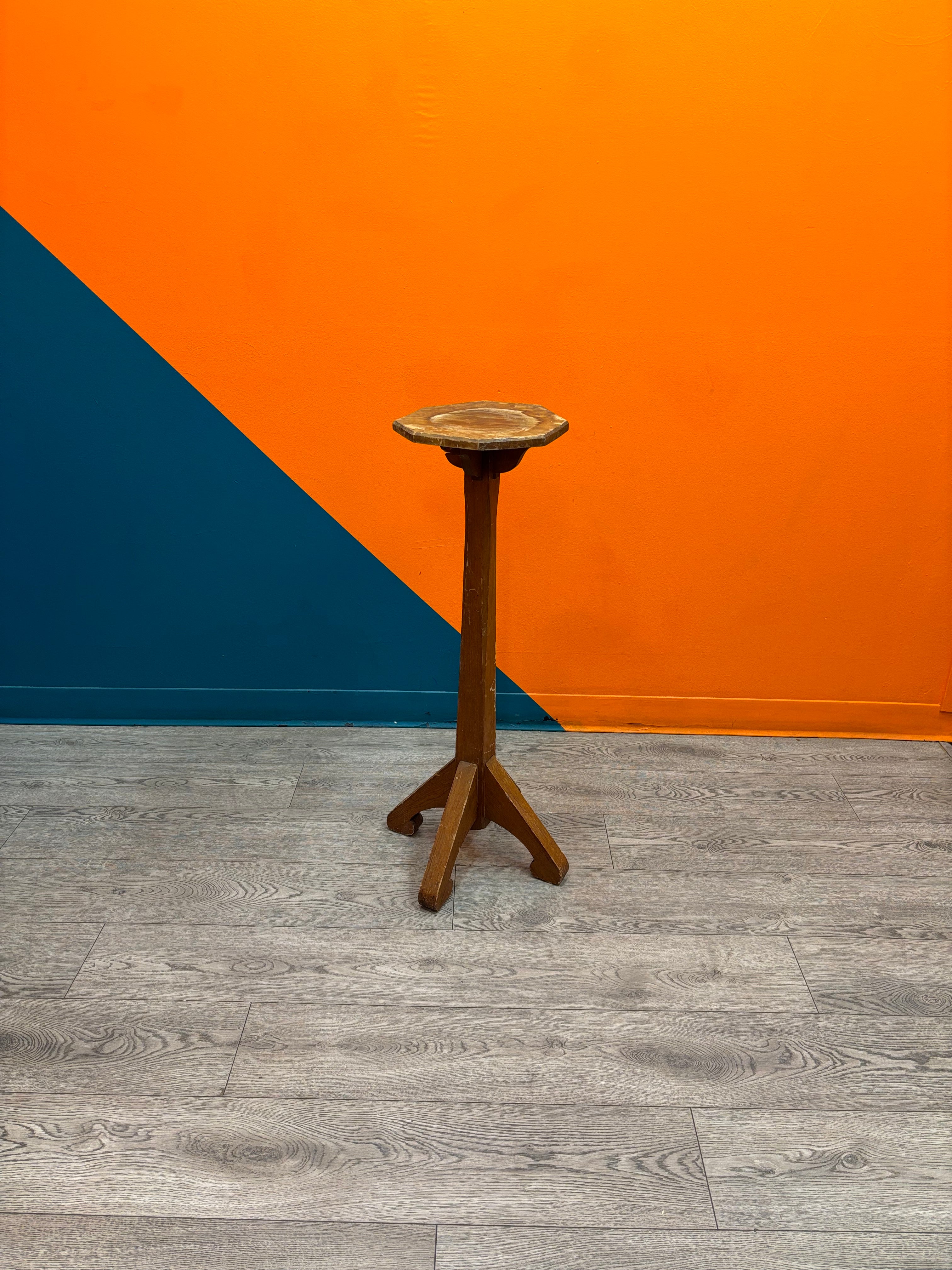 Wood Pedestal