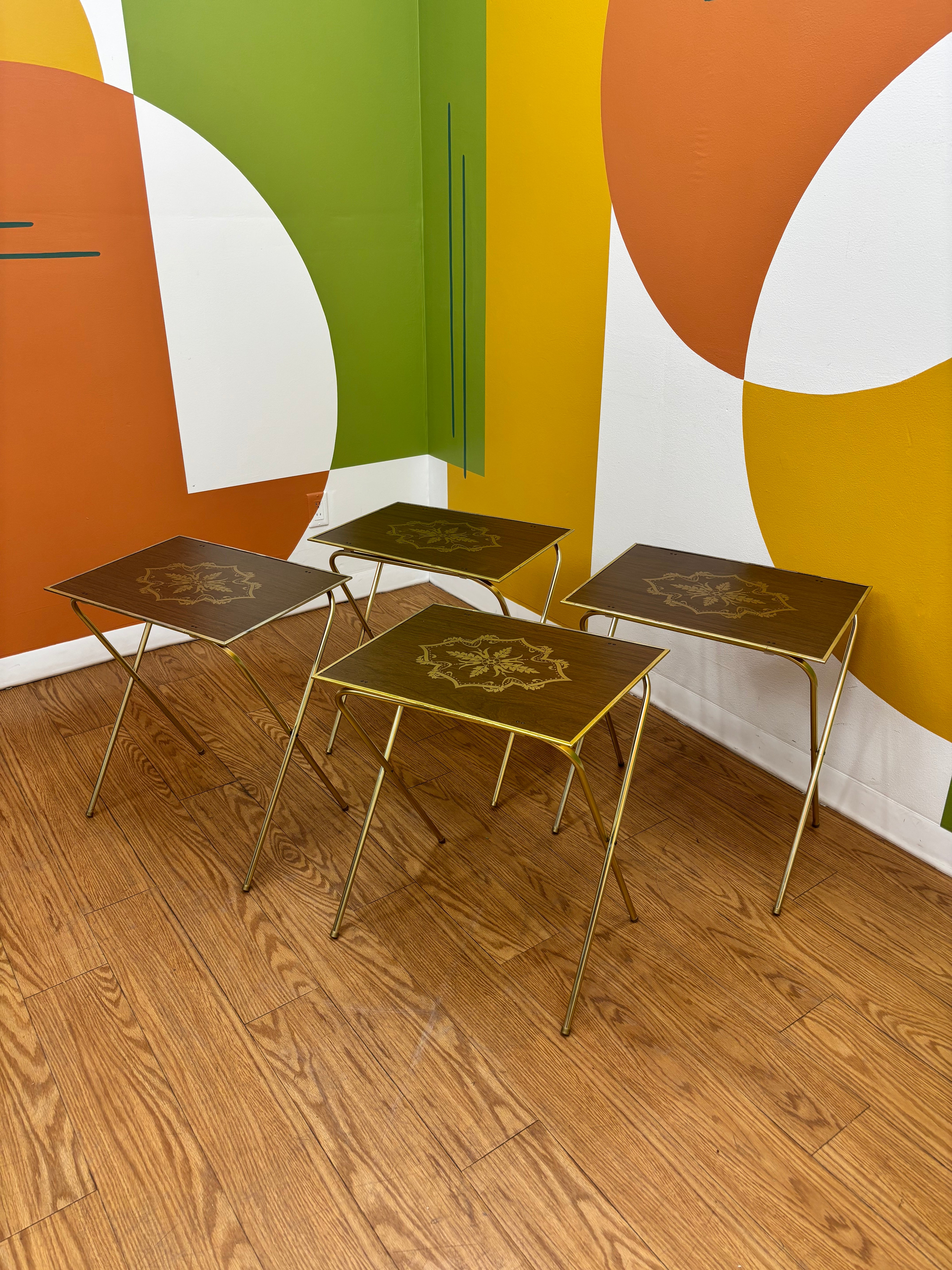 TV Tray Table Set