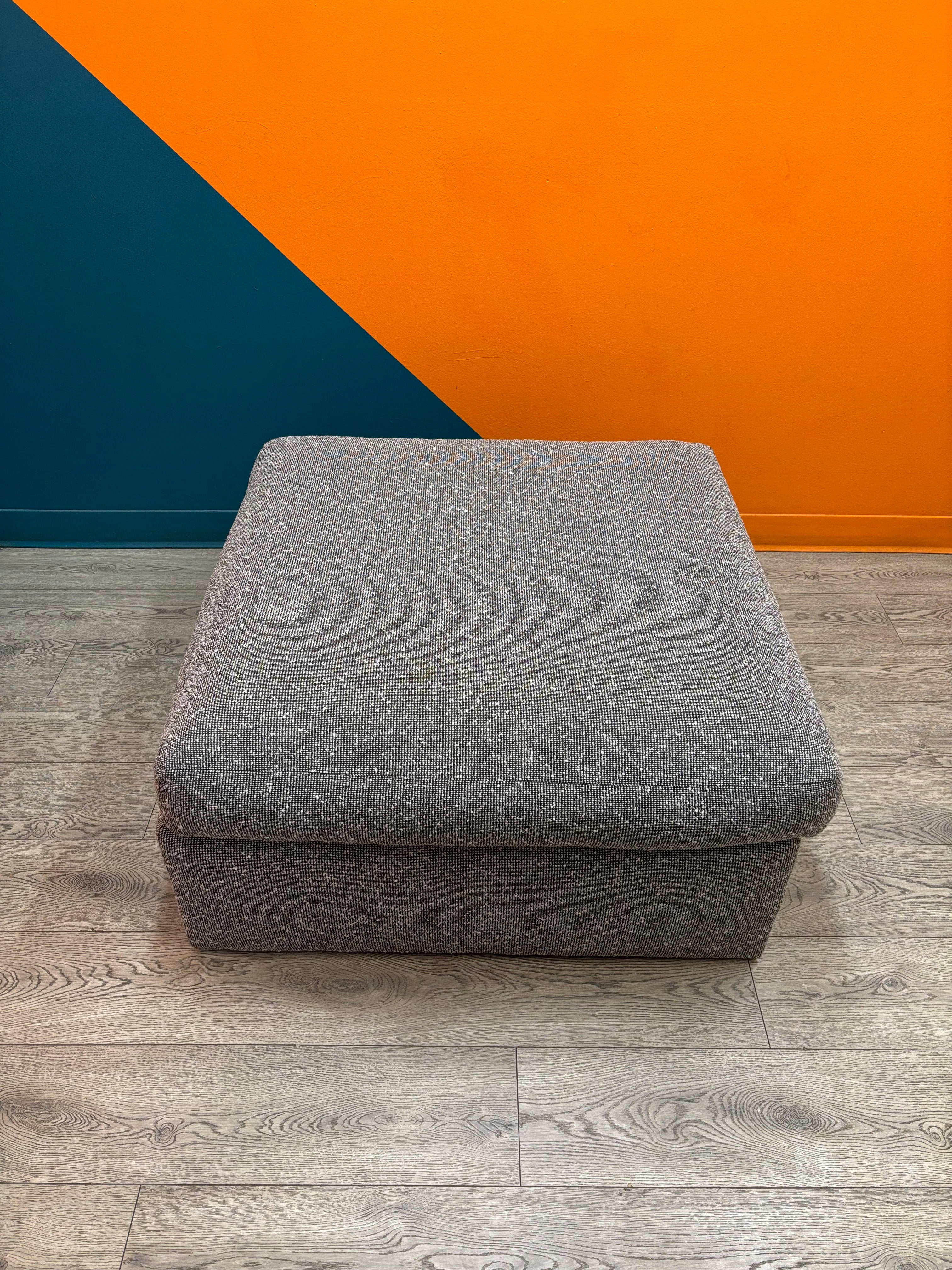 Large Fabric Ottoman
