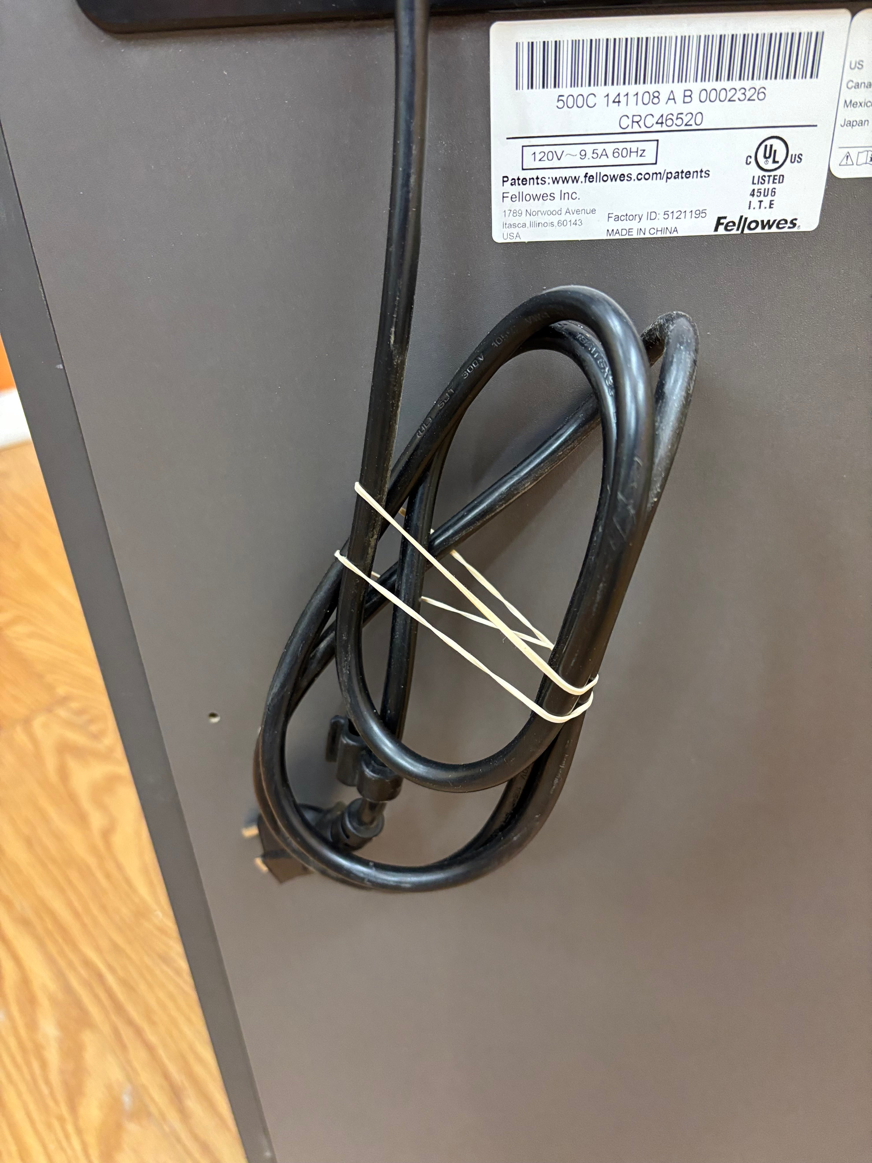 Fellowes Automax 500CL Cross Cut Paper Shredder