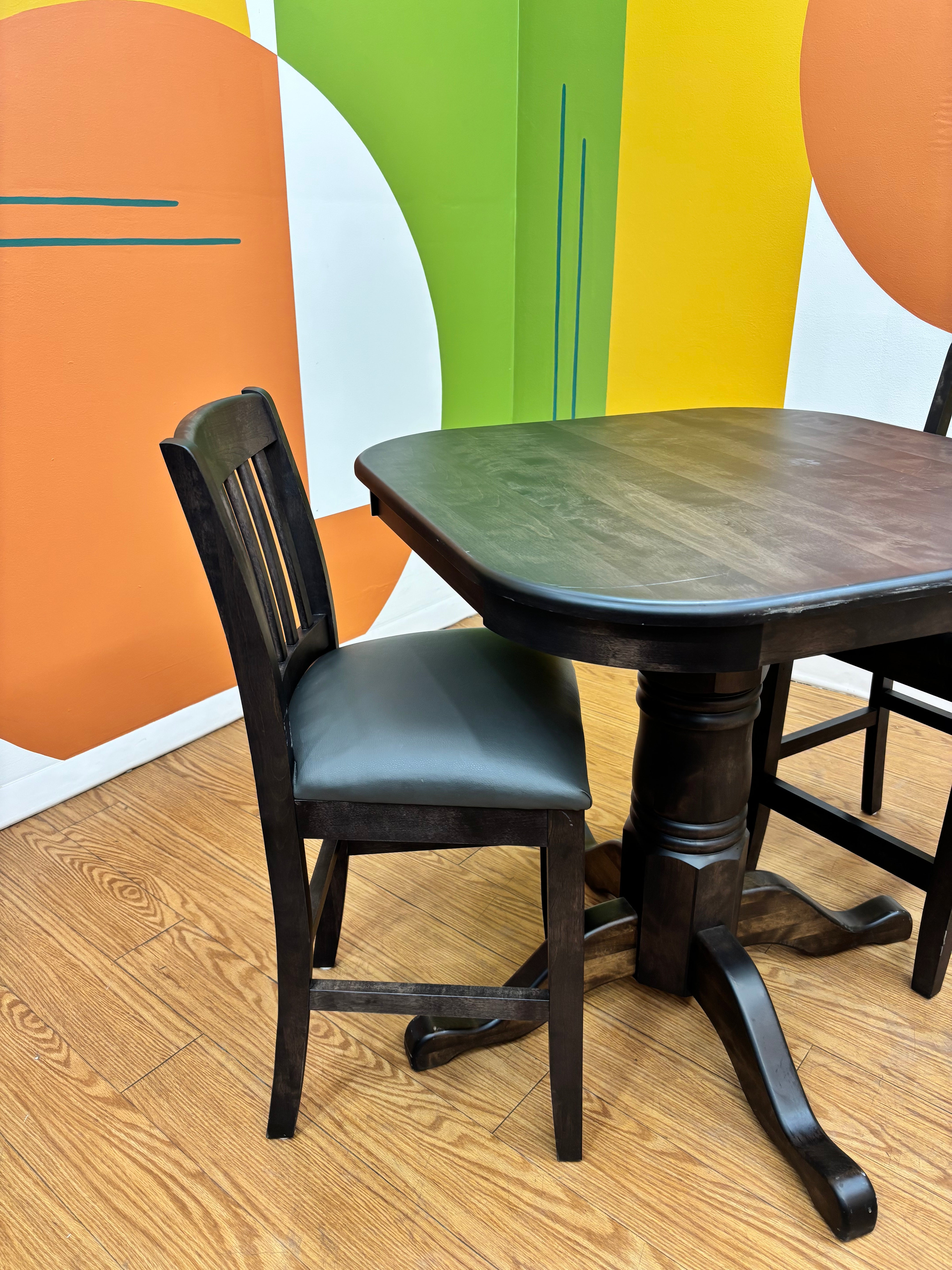 Tall Table with Matching Bar Stools