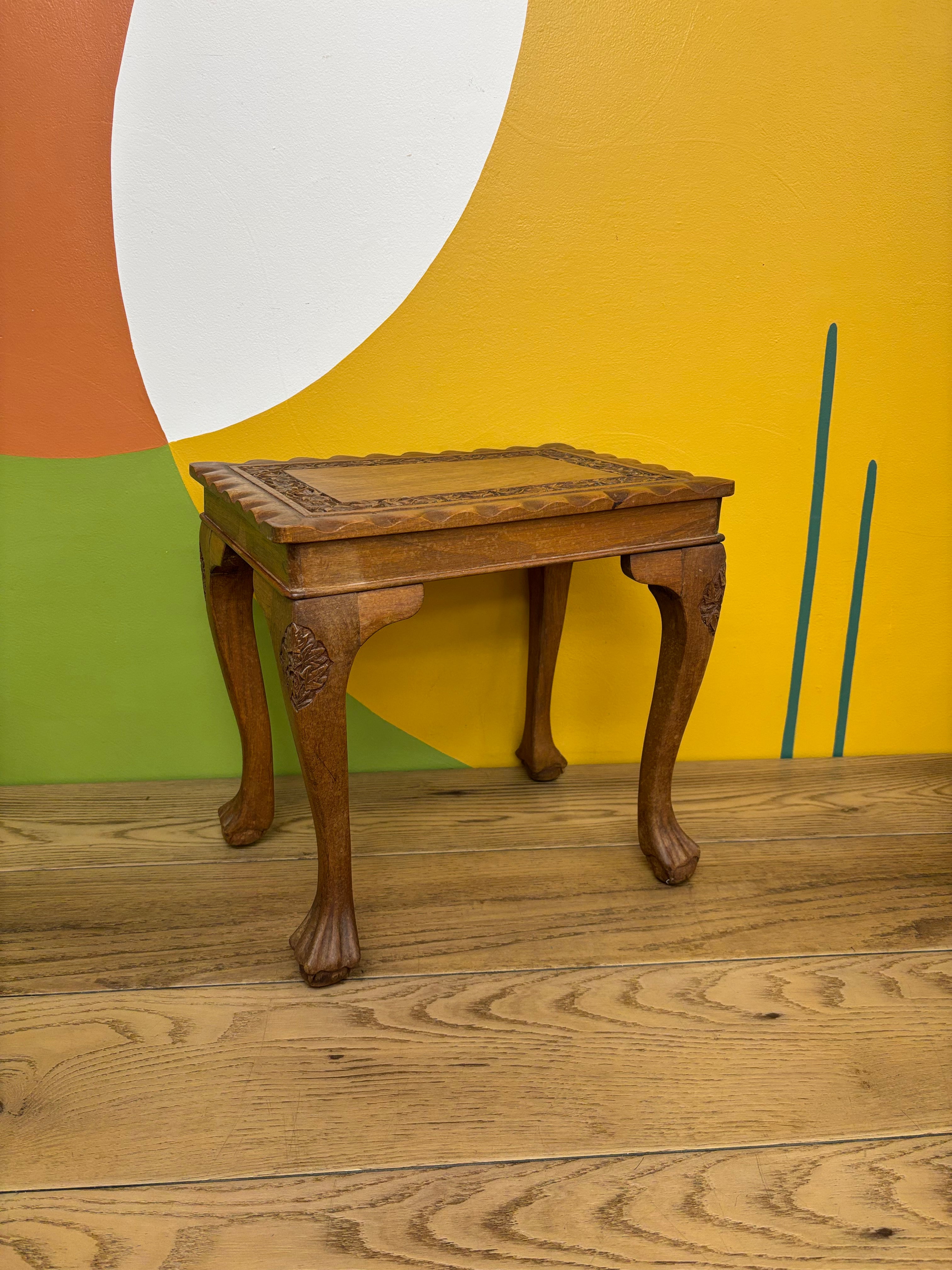 Small Wood Side Table