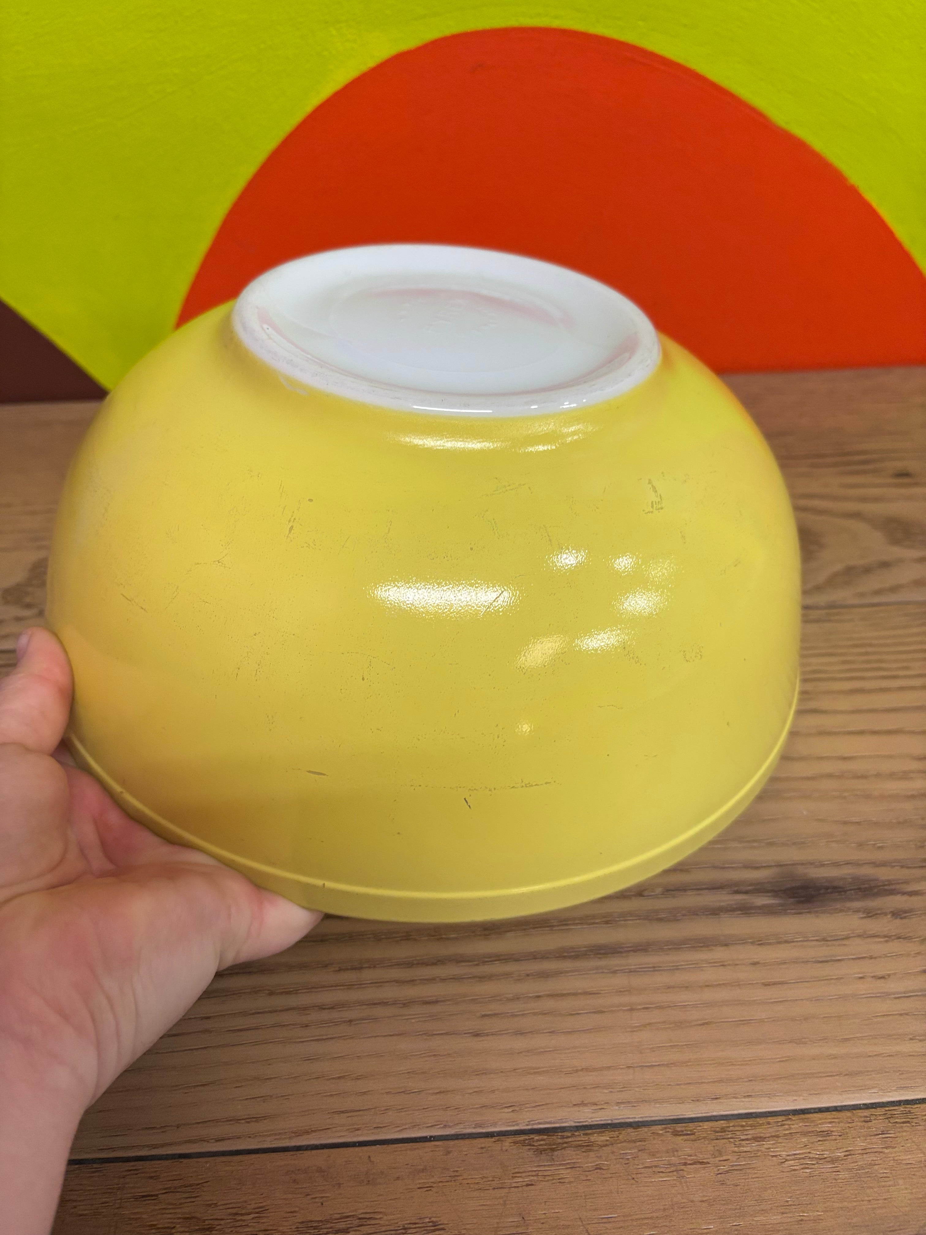 Pyrex Yellow Mixing Bowl