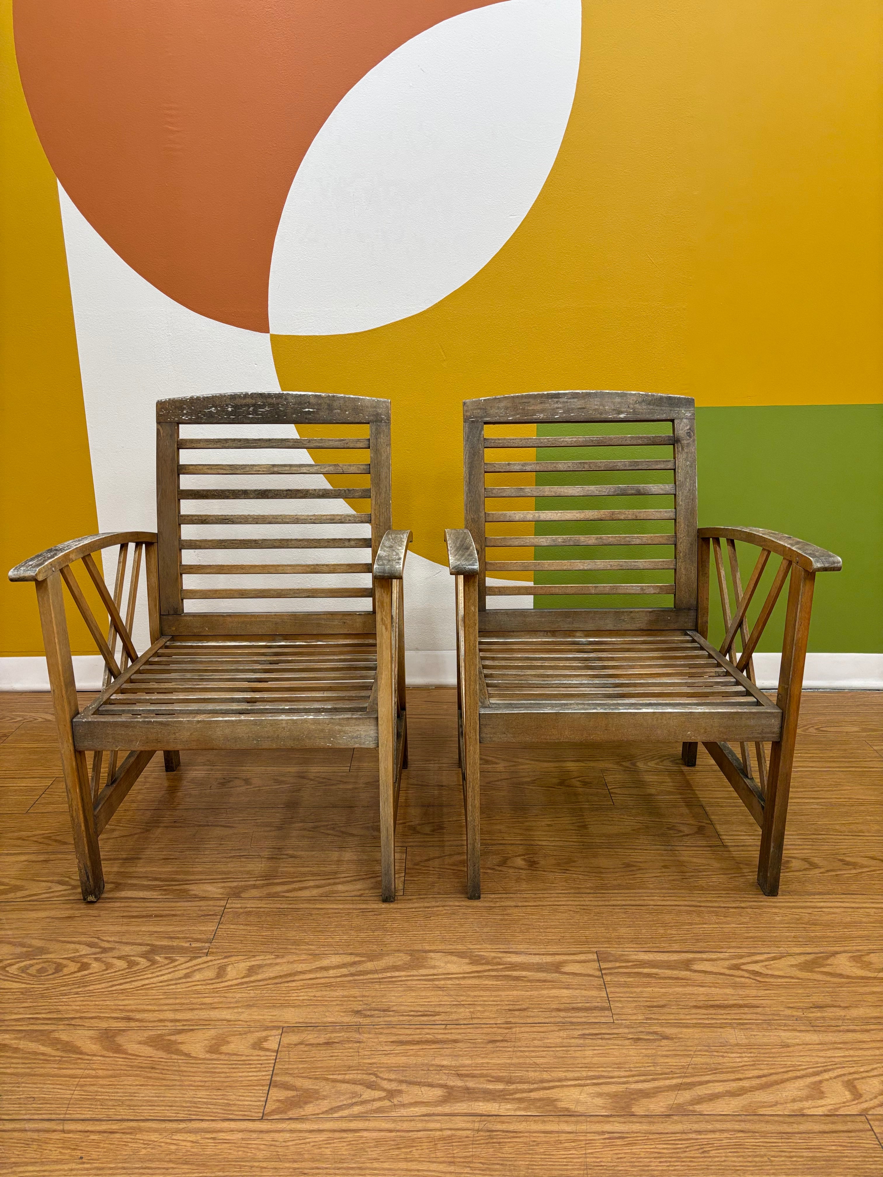 Safavieh Wood Patio Chairs & Coffee Table