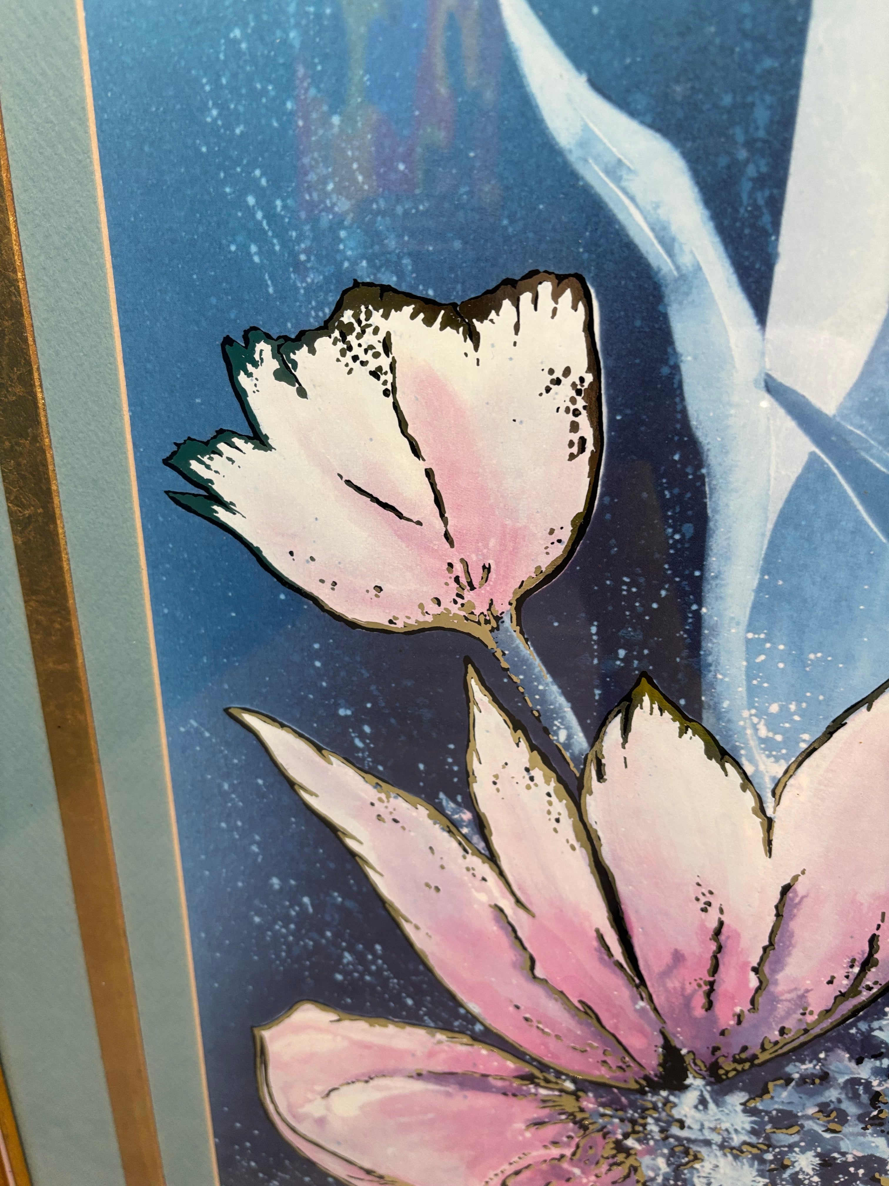 Large Flowers Print by Carlos Rios