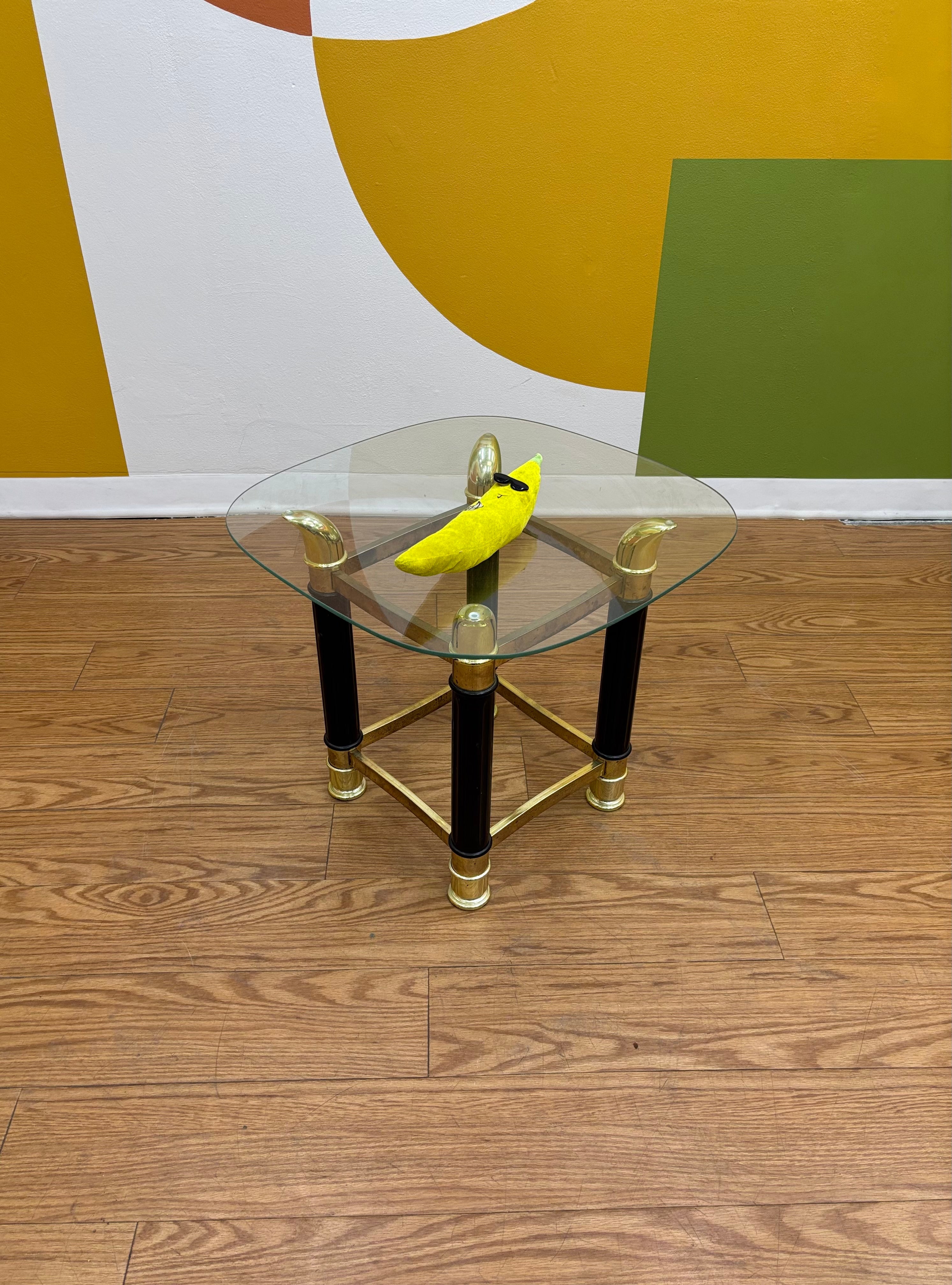 Small Glass Side Table