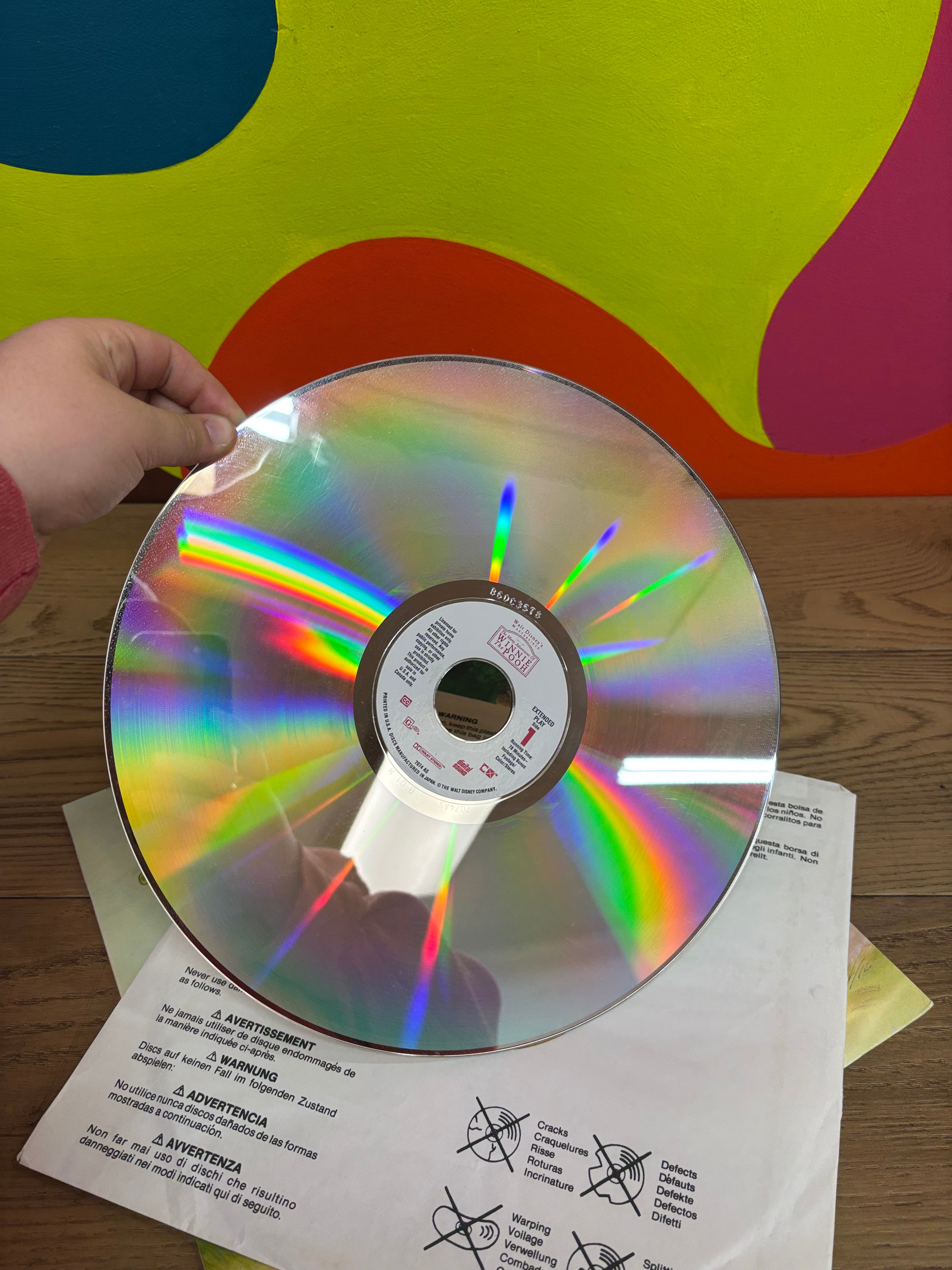 Laserdisc Movie - The Many Adventures of Winnie the Pooh