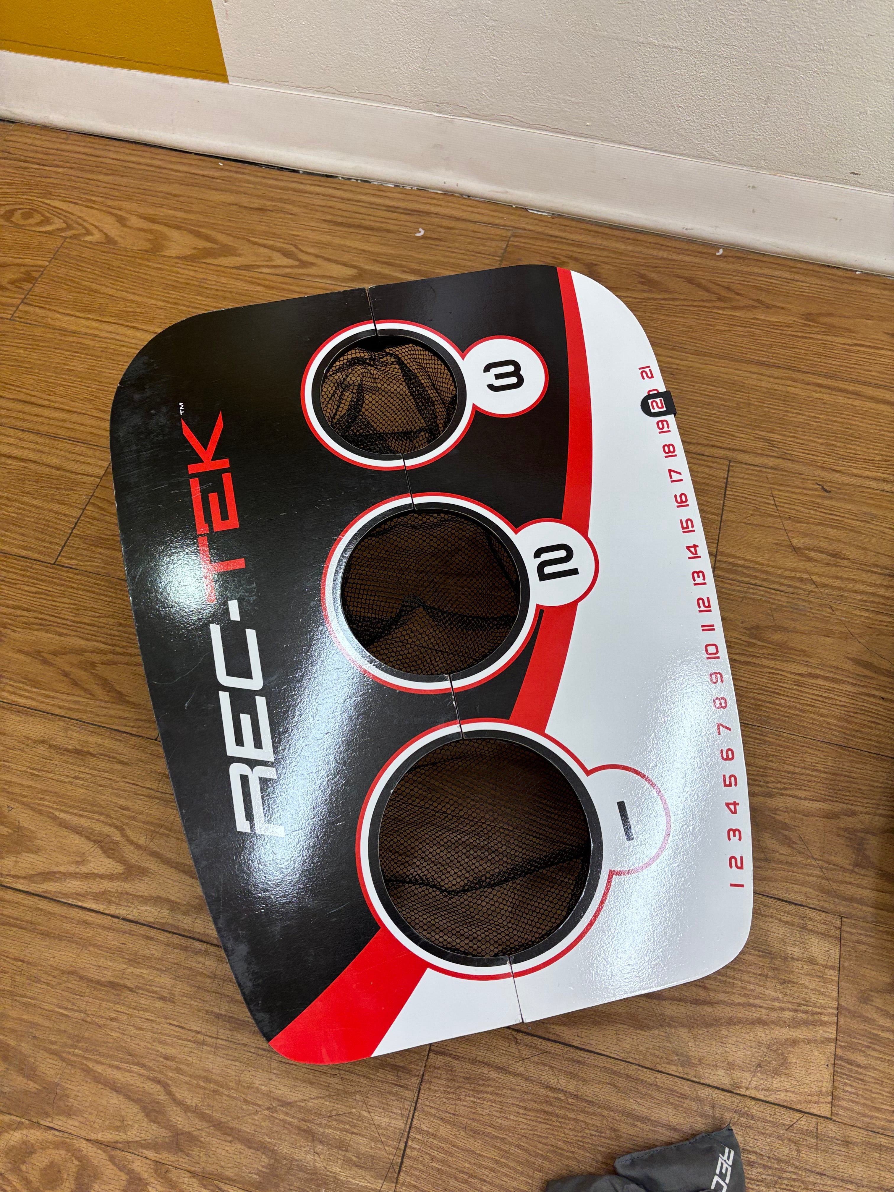 Rec-Tek Three Hole Bean Bag Toss Game