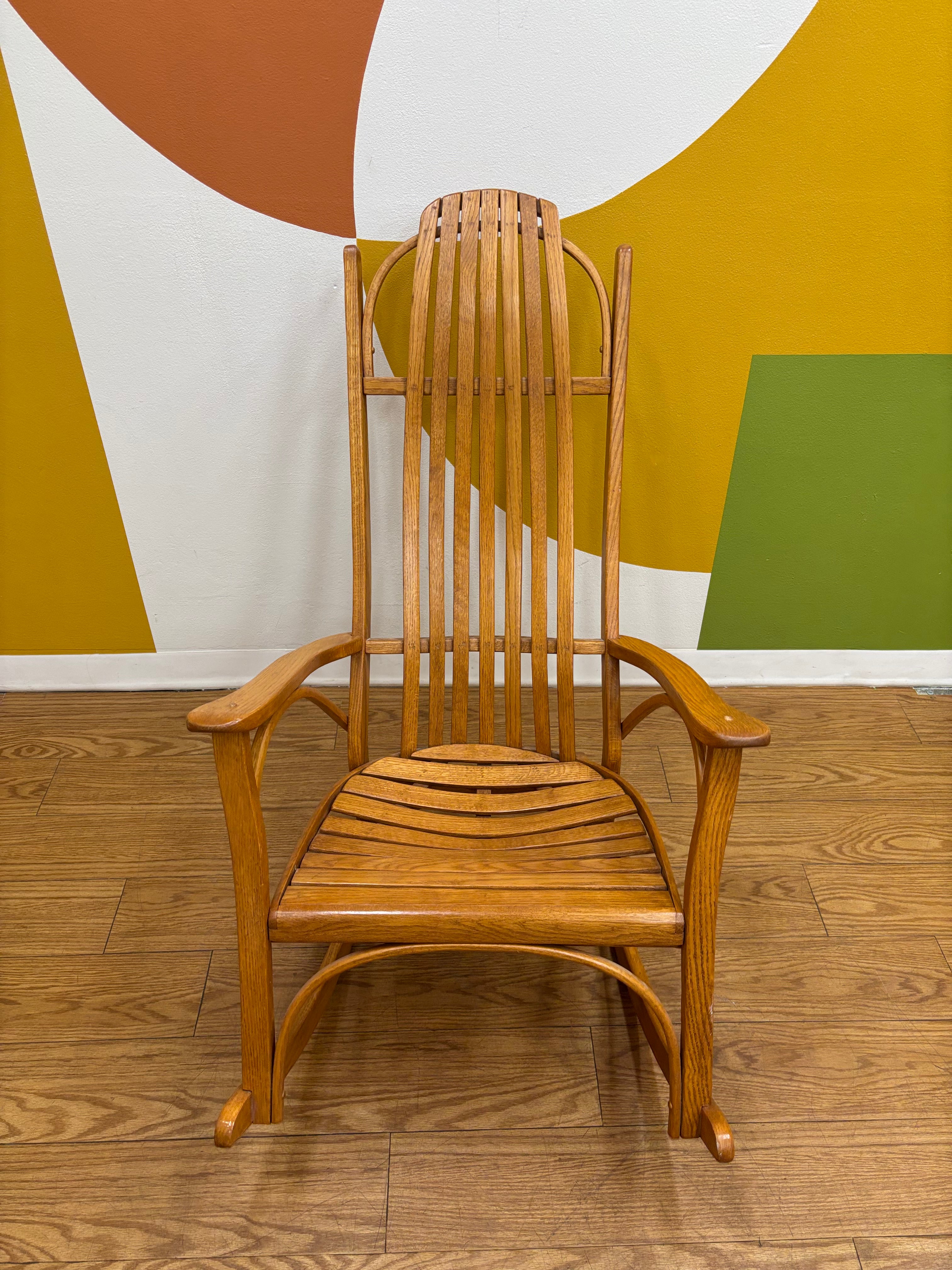 Wood Bentwood Rocking Chair