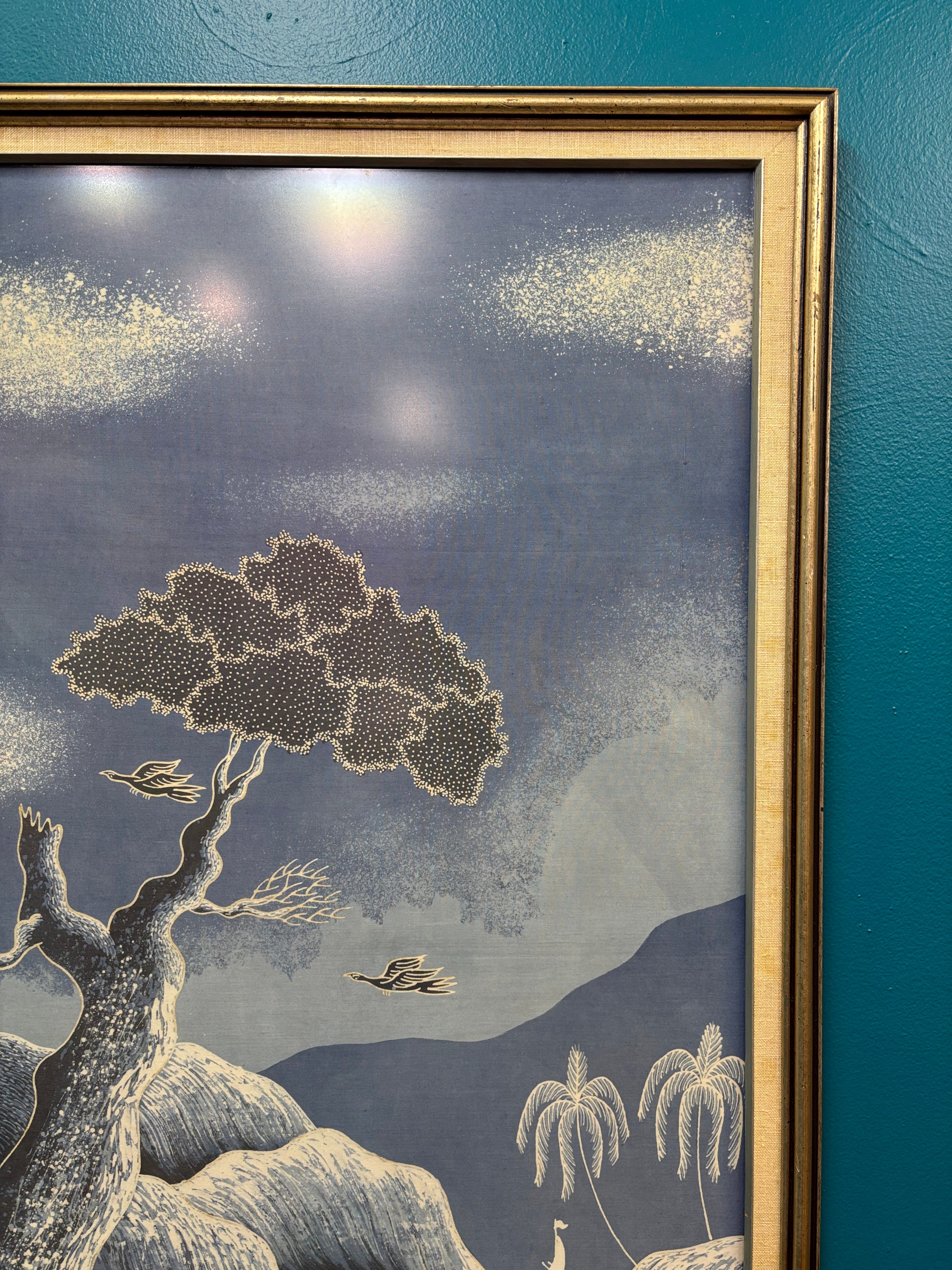 Blue Framed Print by Pypho Yogya