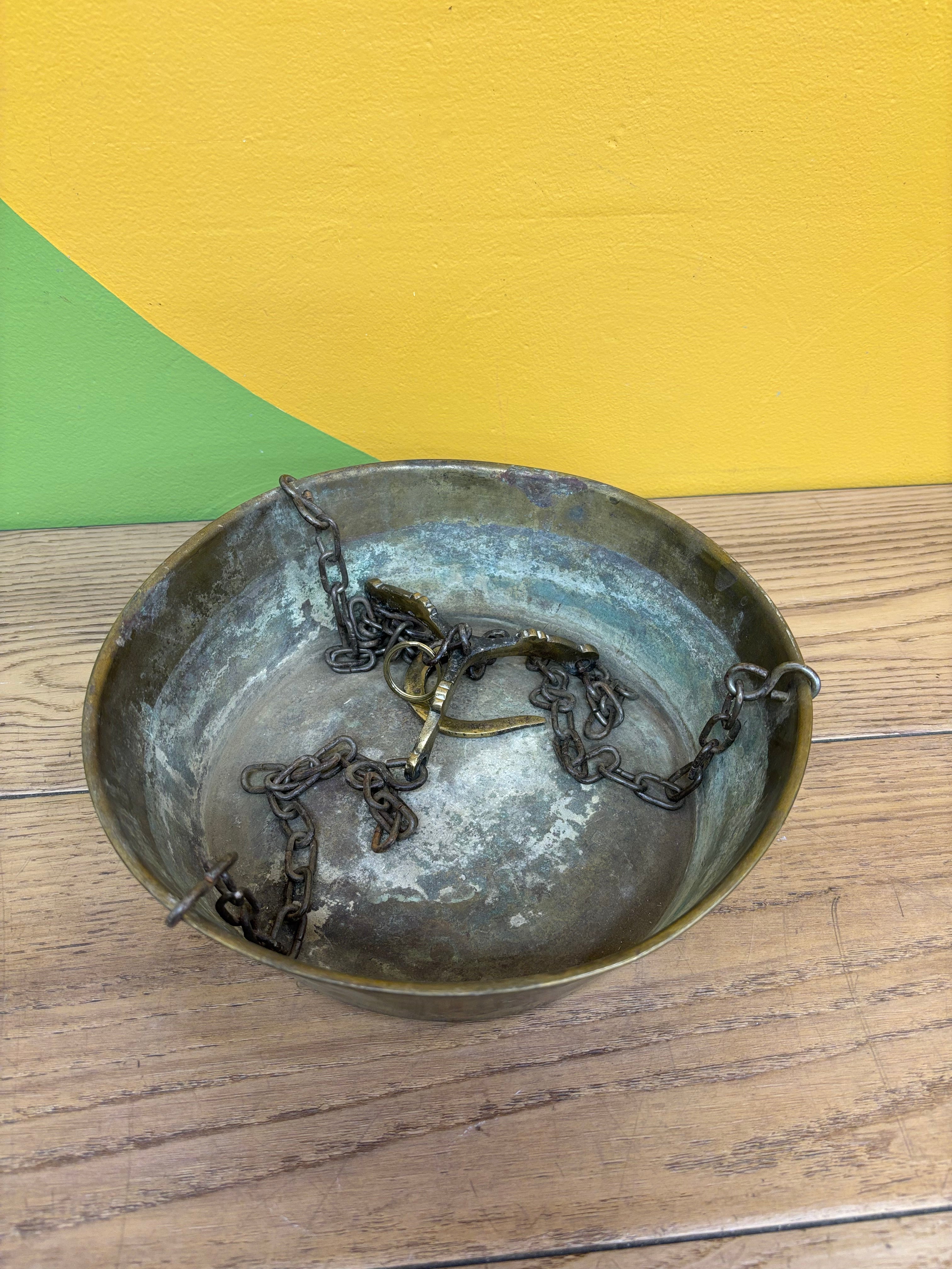 Brass Hanging Pan Scale