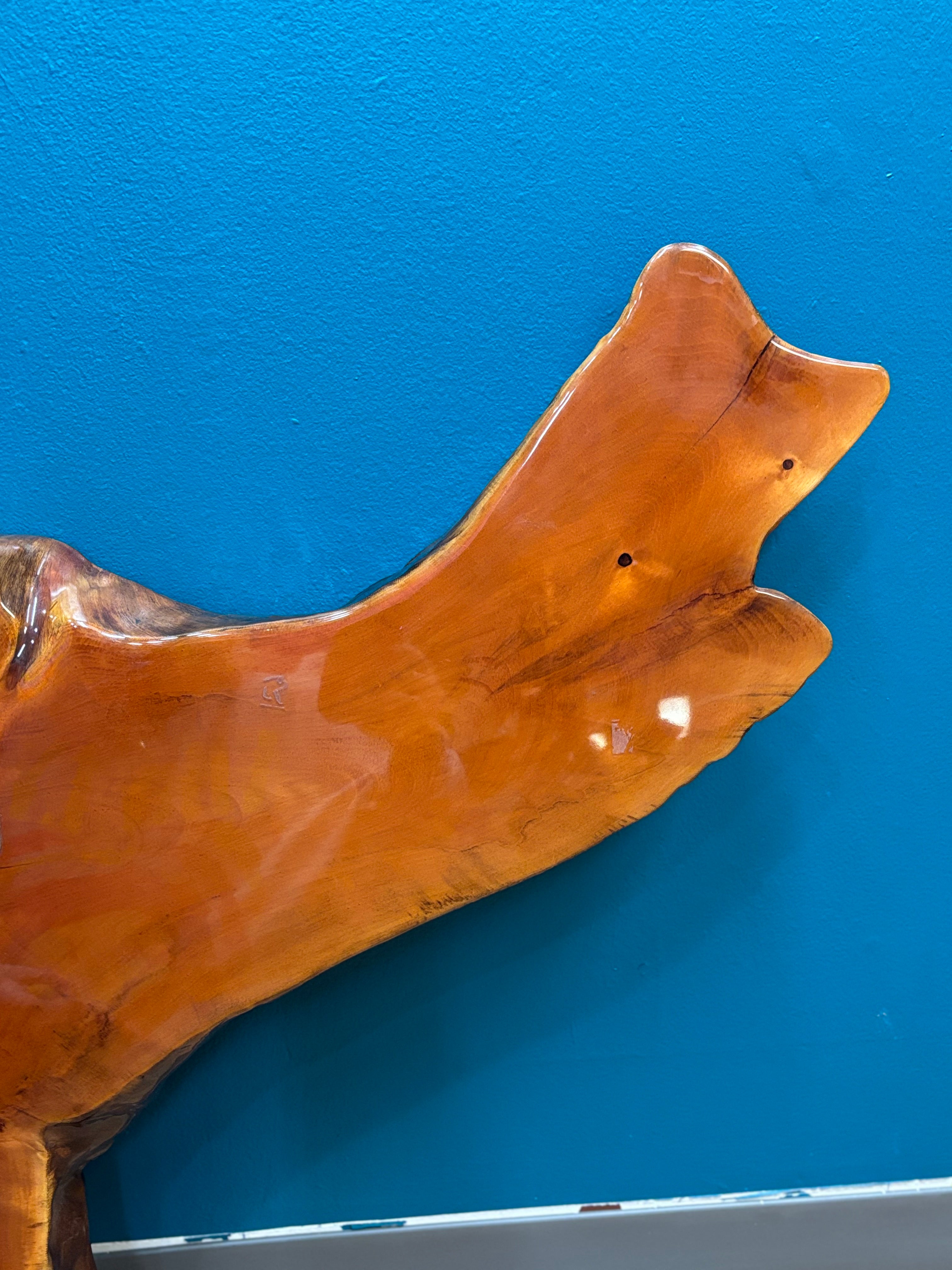 Live Edge Wood Wall Clock