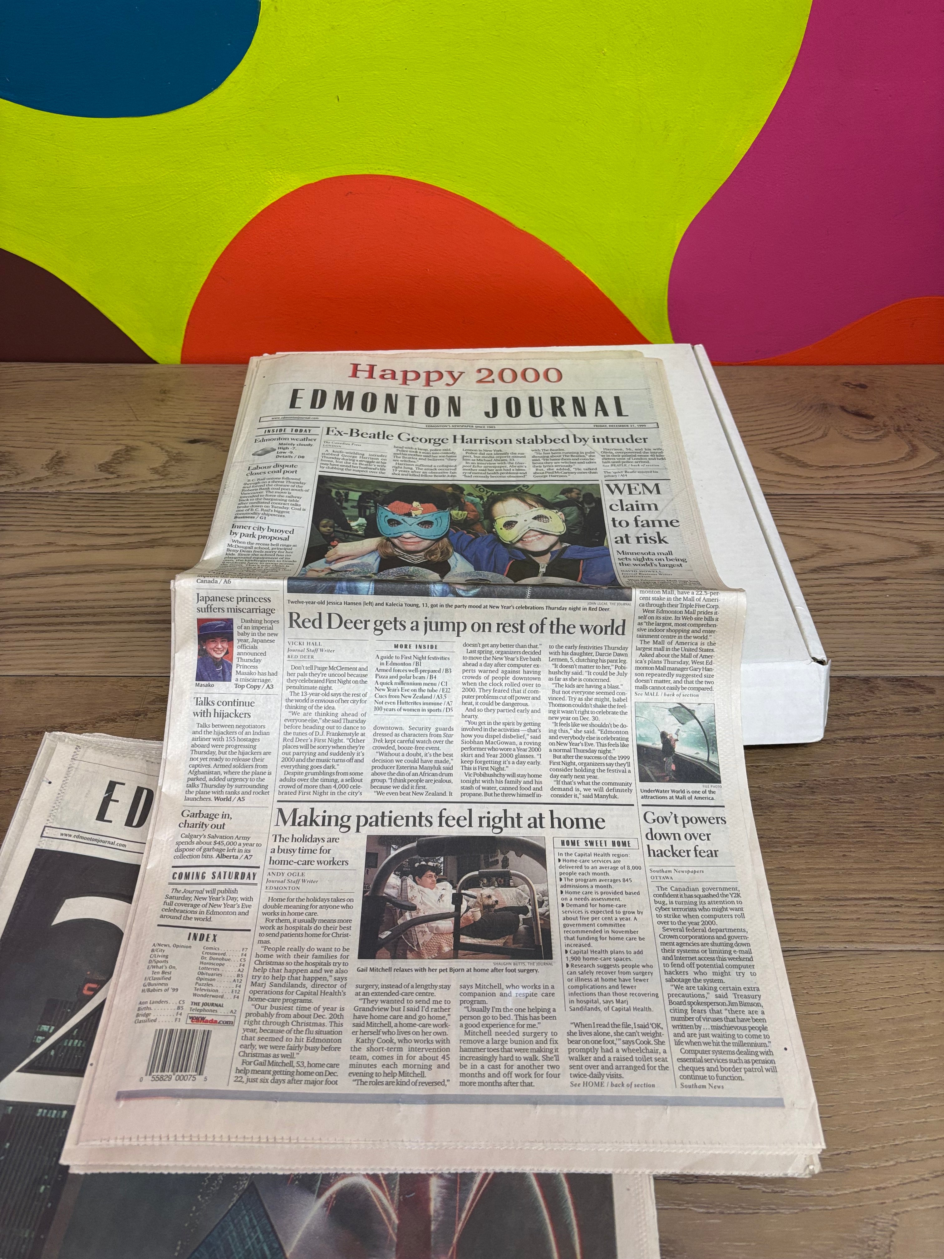 Edmonton Journal 2000 Newspaper