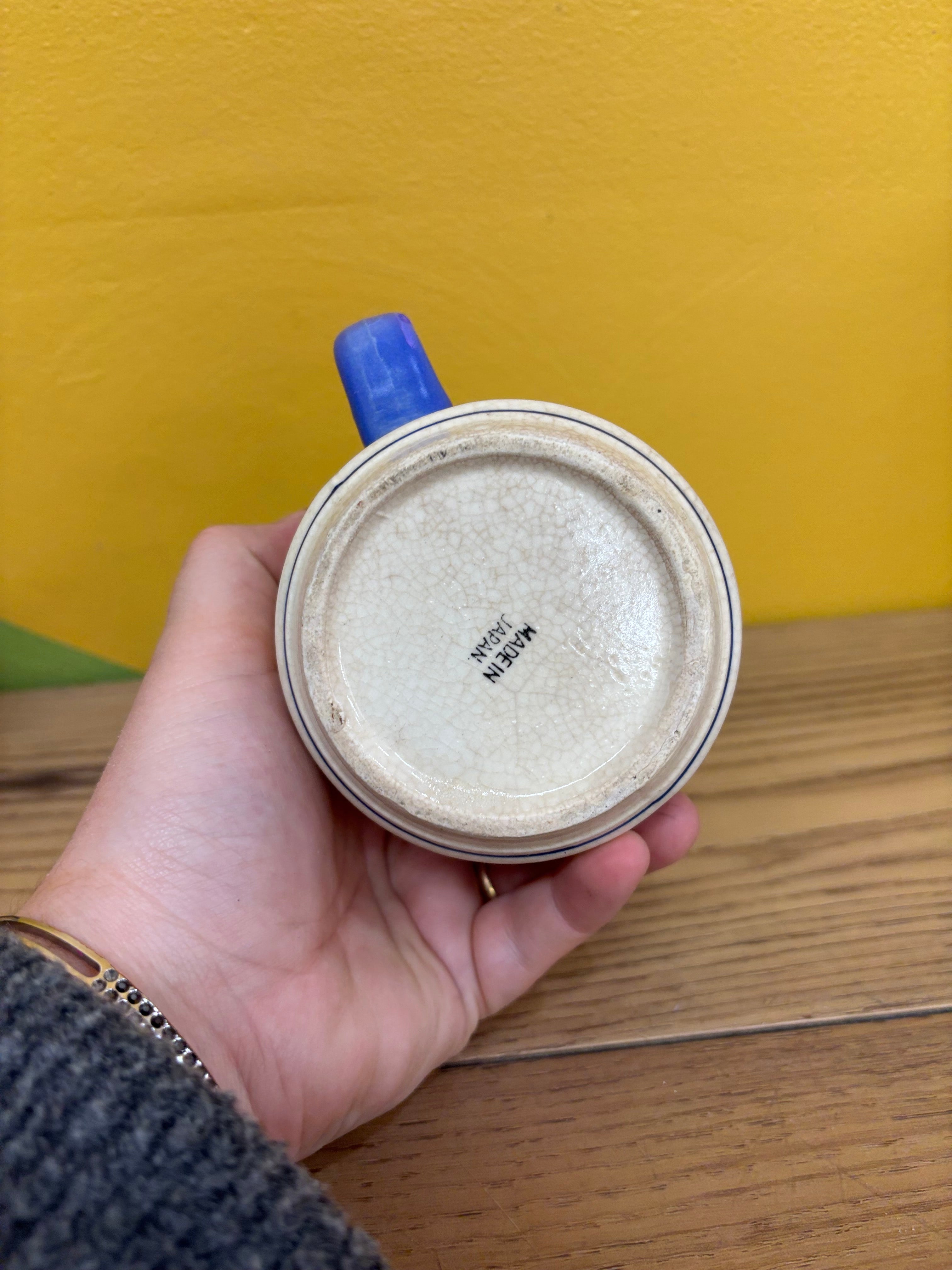 Blue Jug & Mug Set