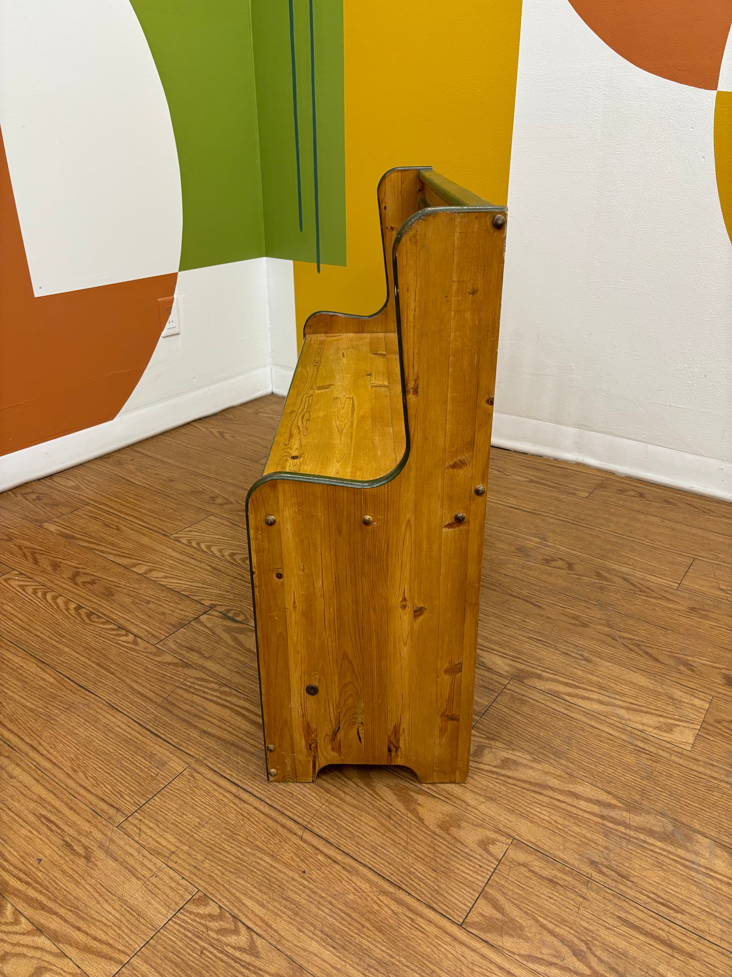 Wood Shoe Bench