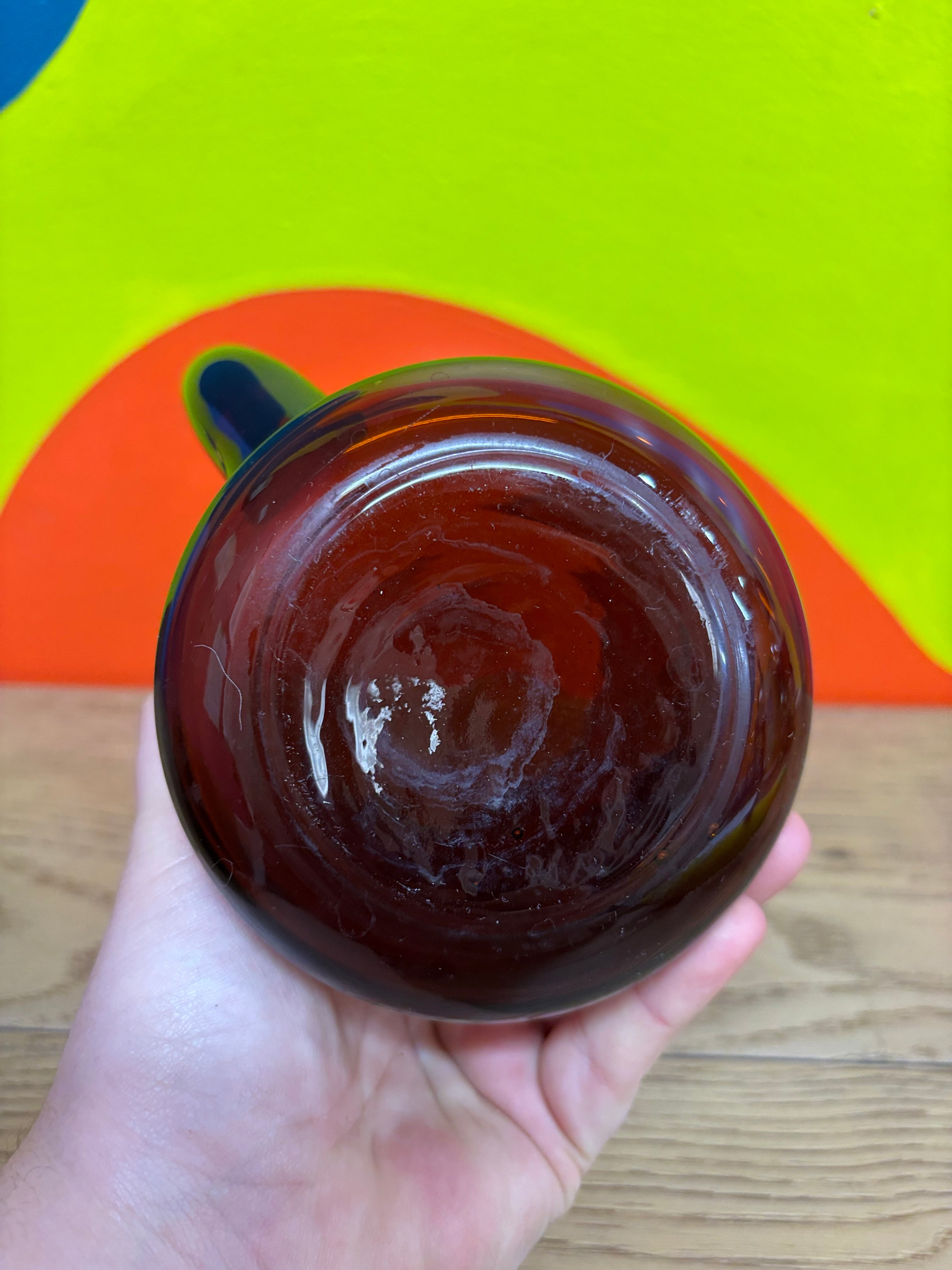 Amber Pitcher & Glasses Set