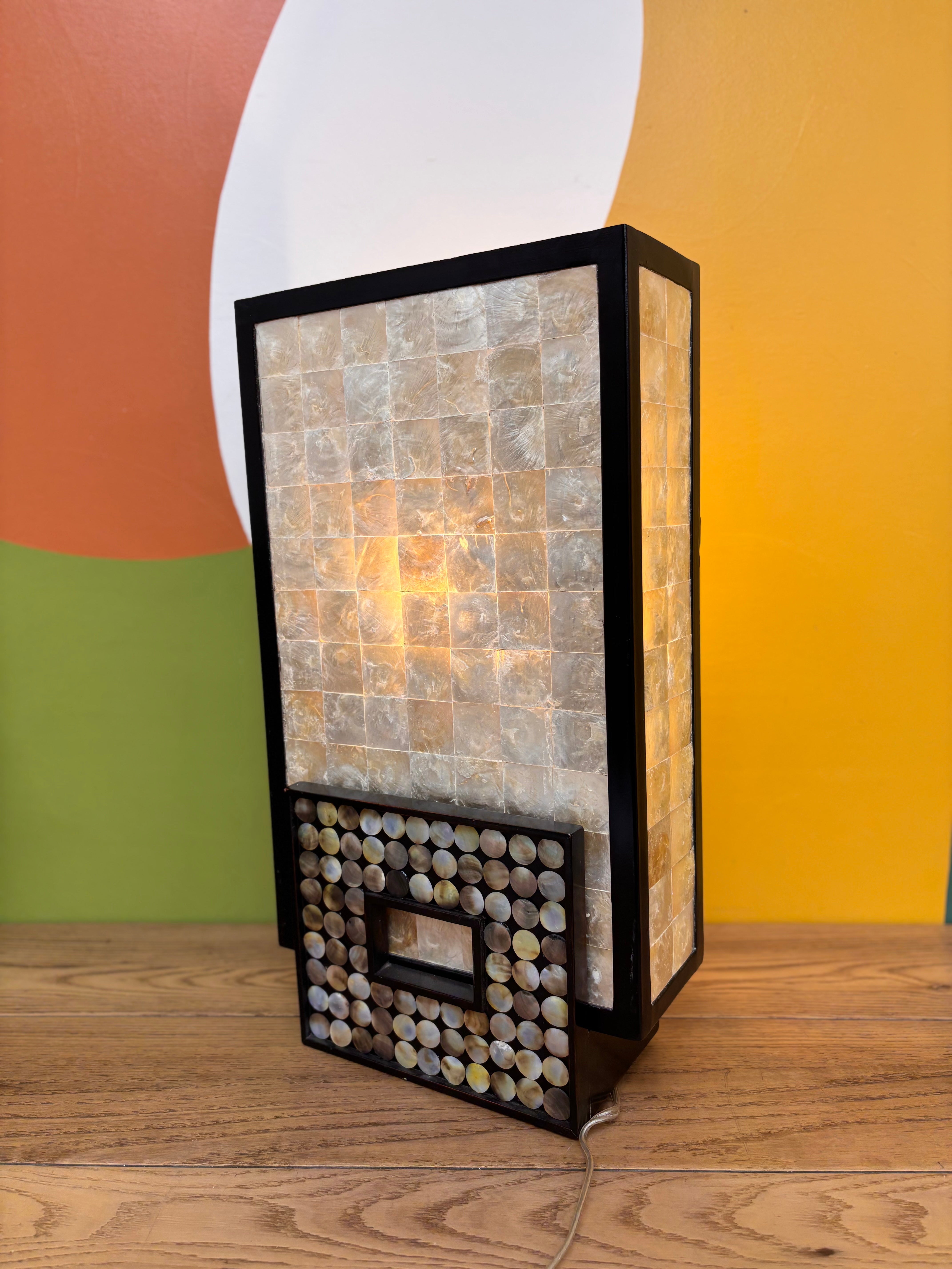 Mother of Pearl Table Lamp