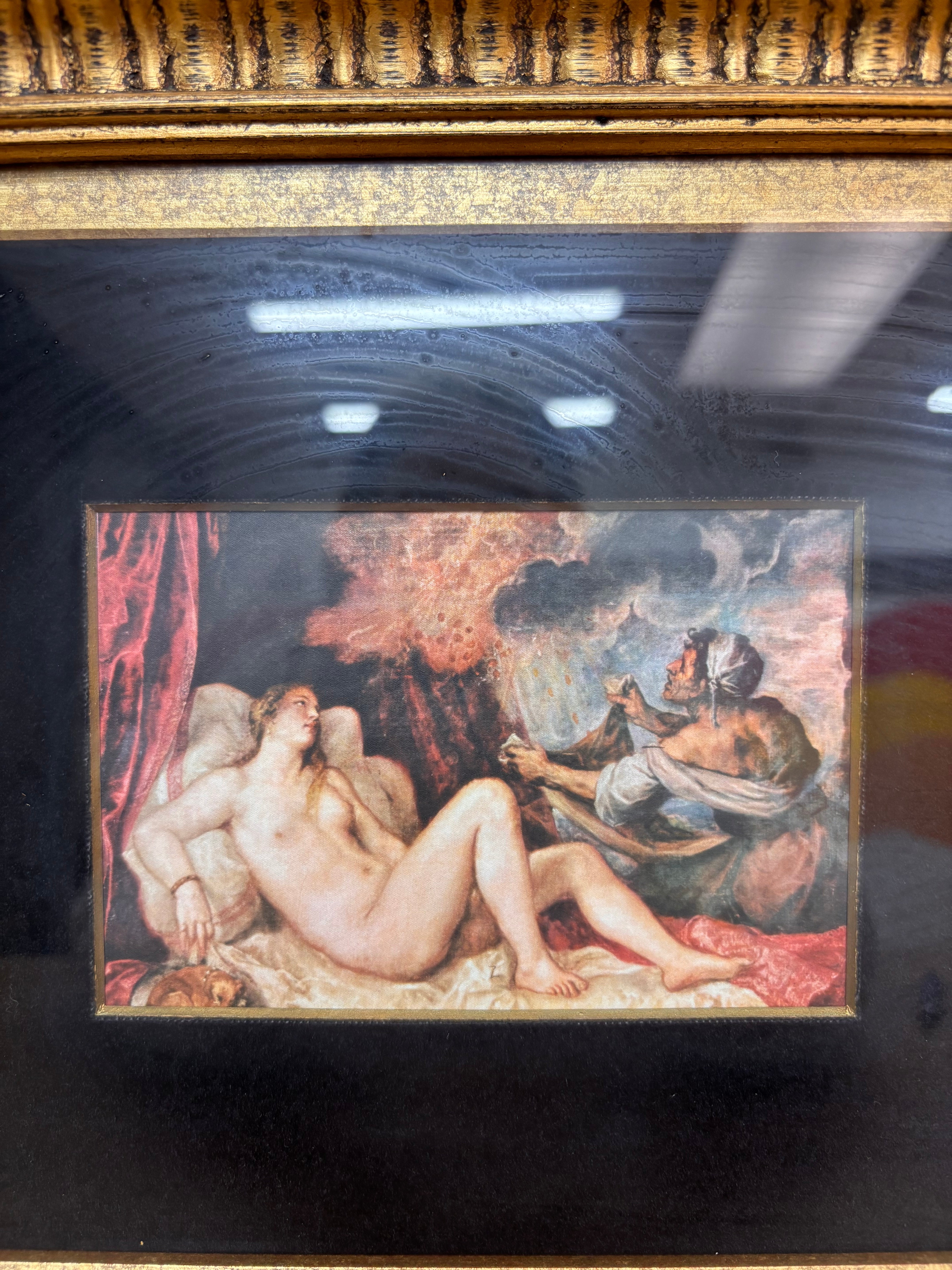 Set of 2 Gold Framed Art