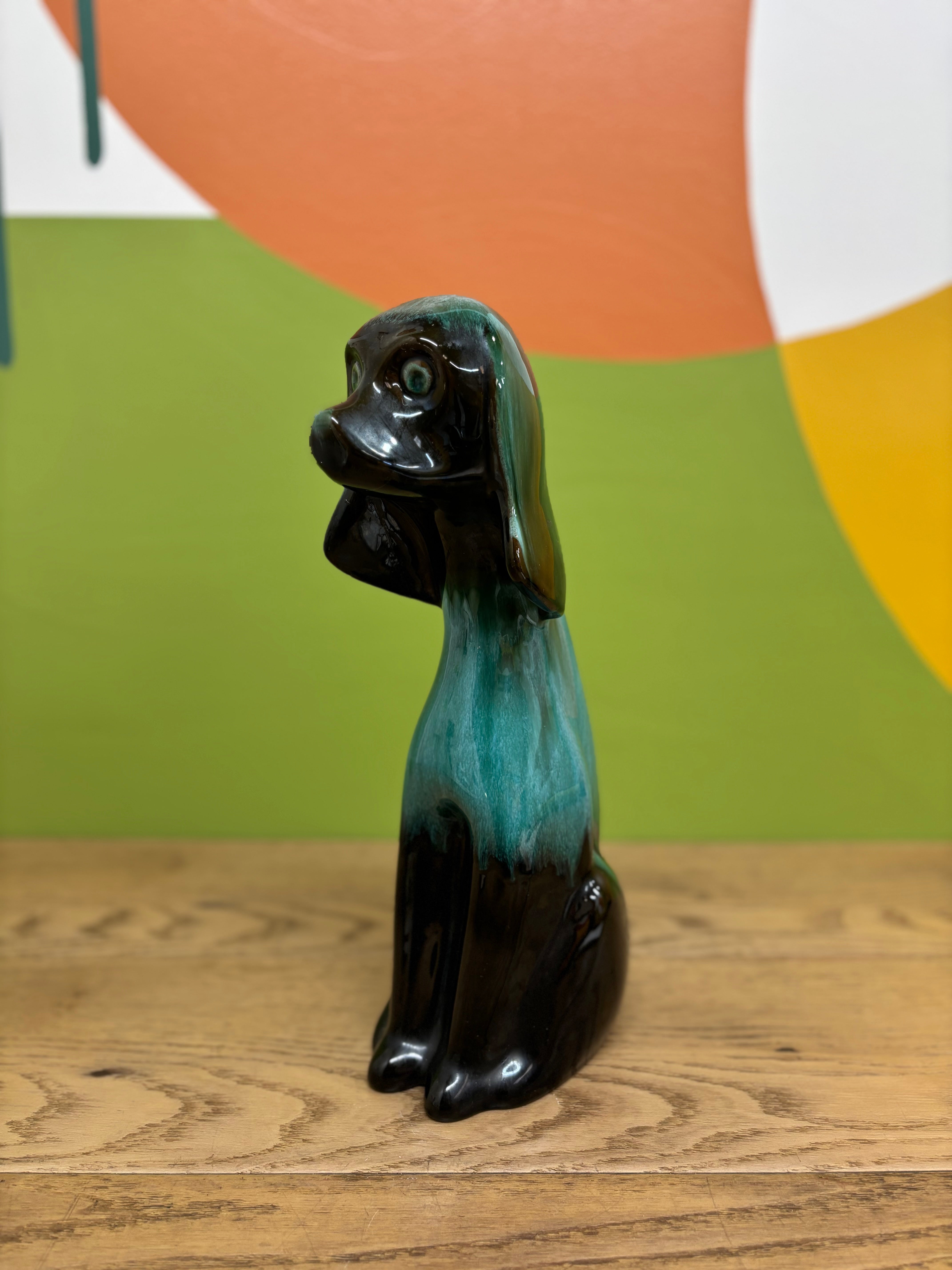 Blue Mountain Dog Figurine