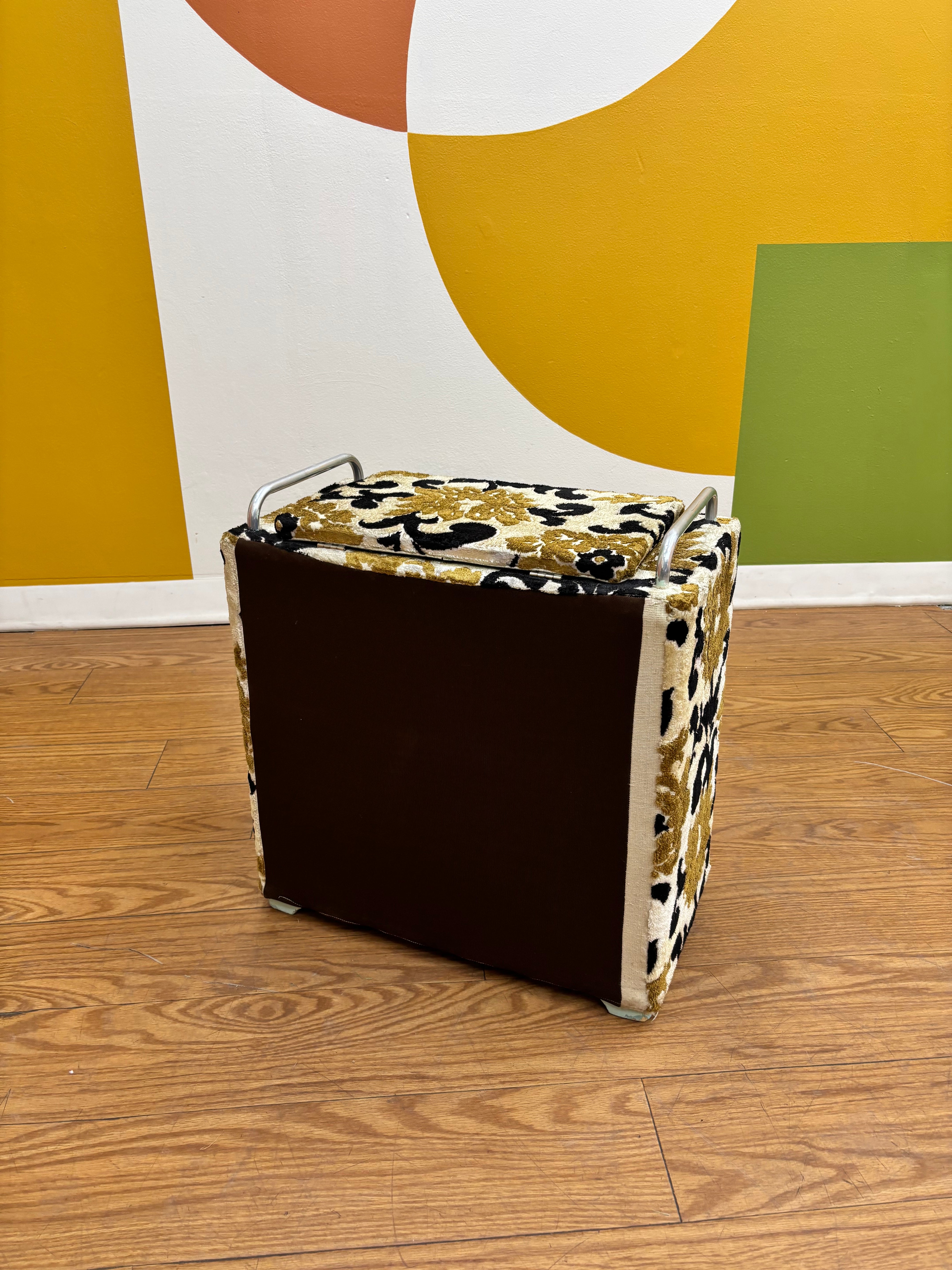 Fabric Storage Ottoman