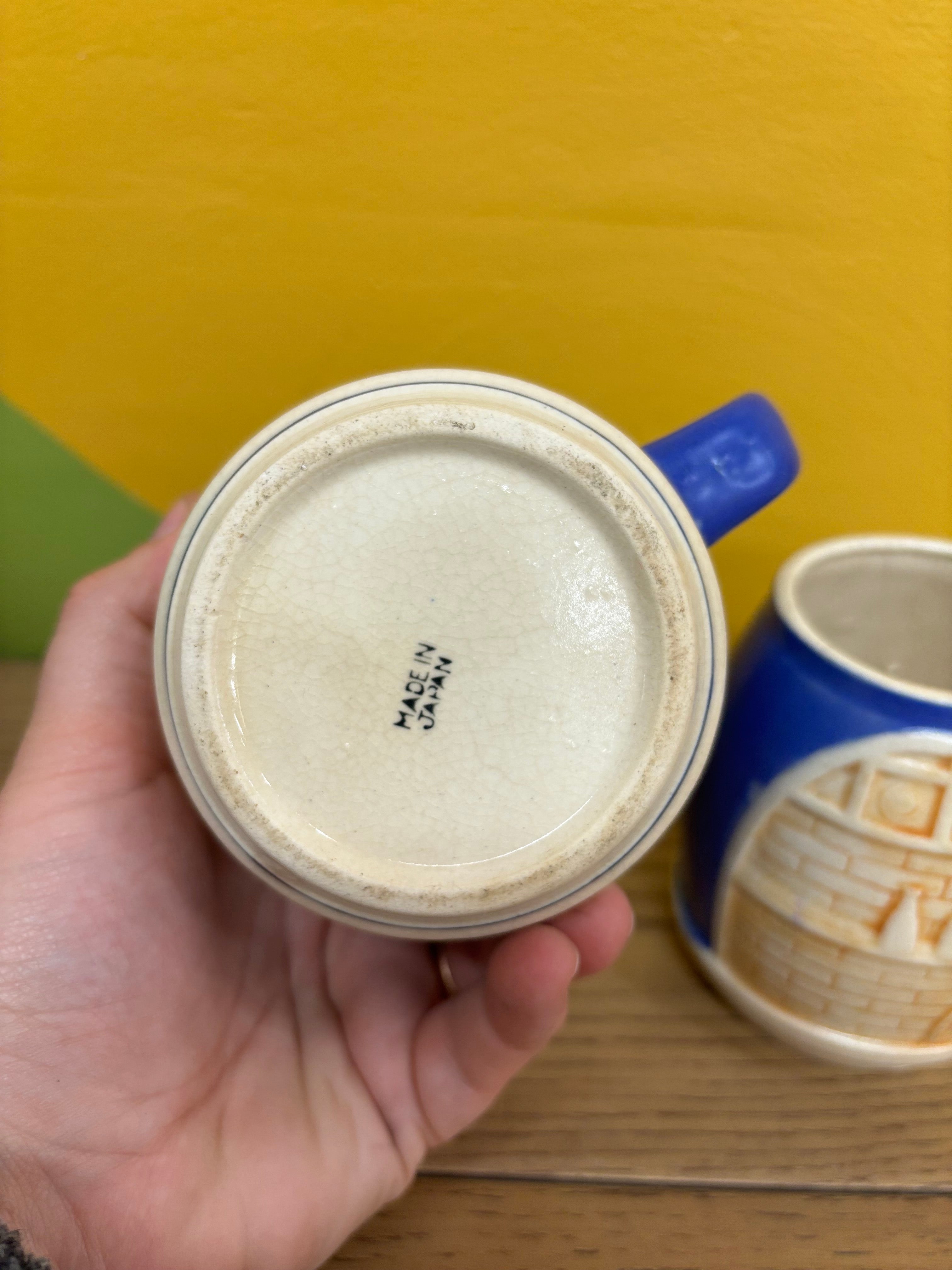 Blue Jug & Mug Set