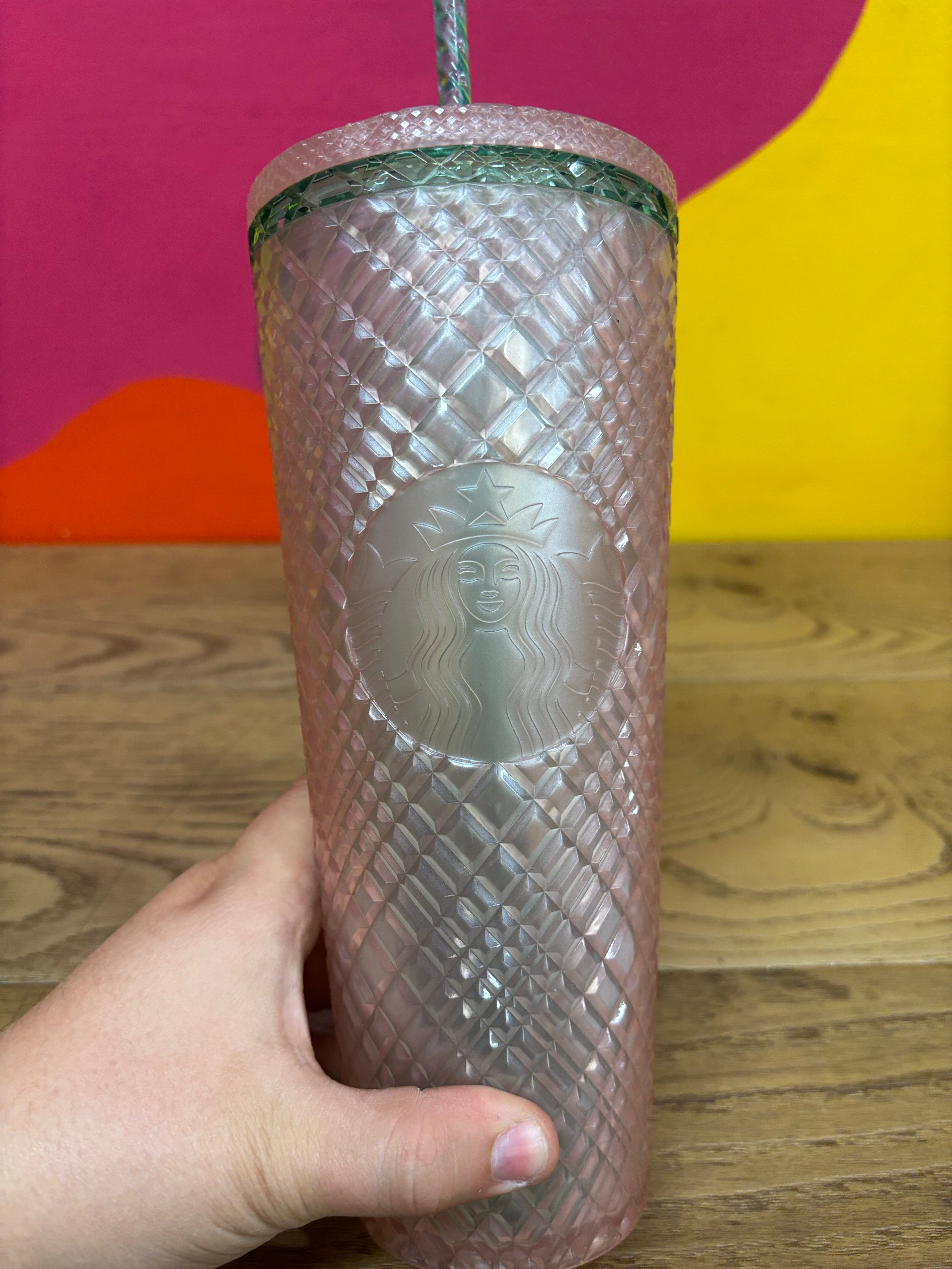 Starbucks Spring Pink Pearl 24oz Tumblr