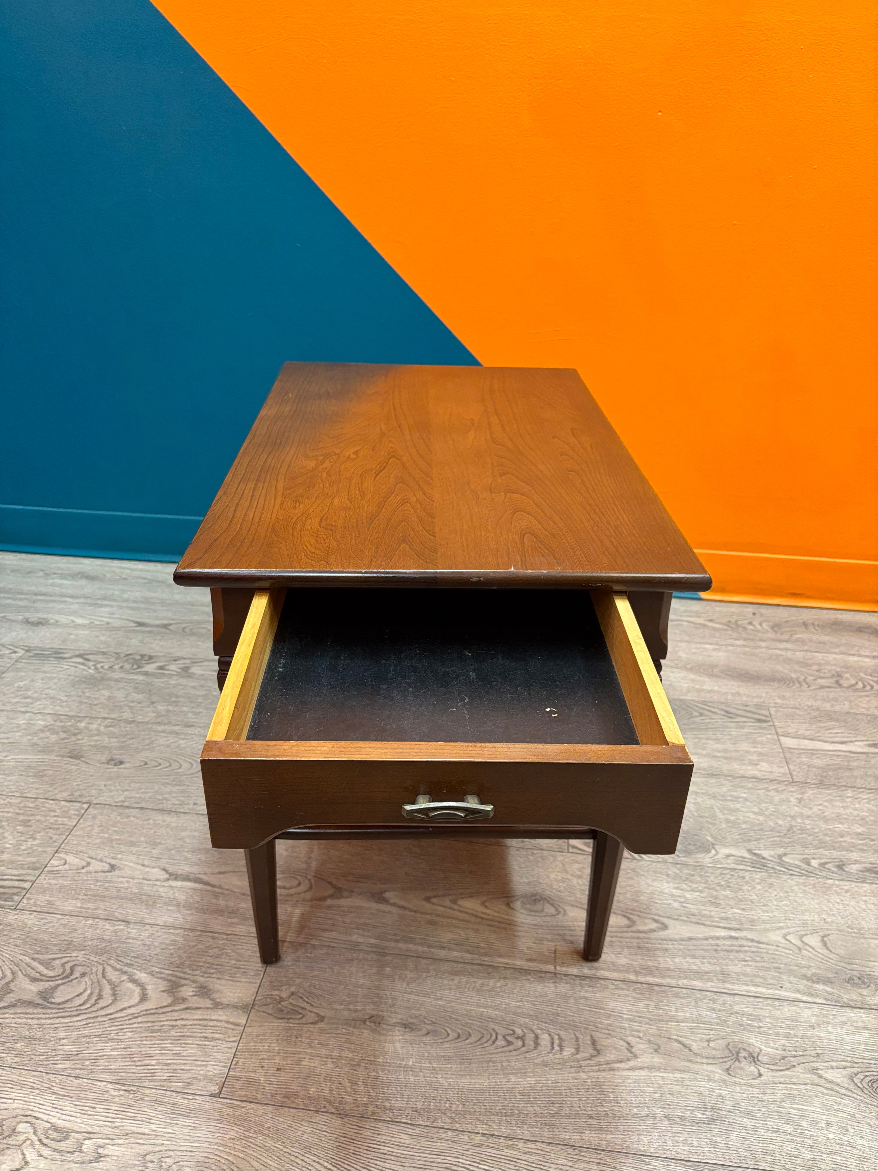 Wood Side Table
