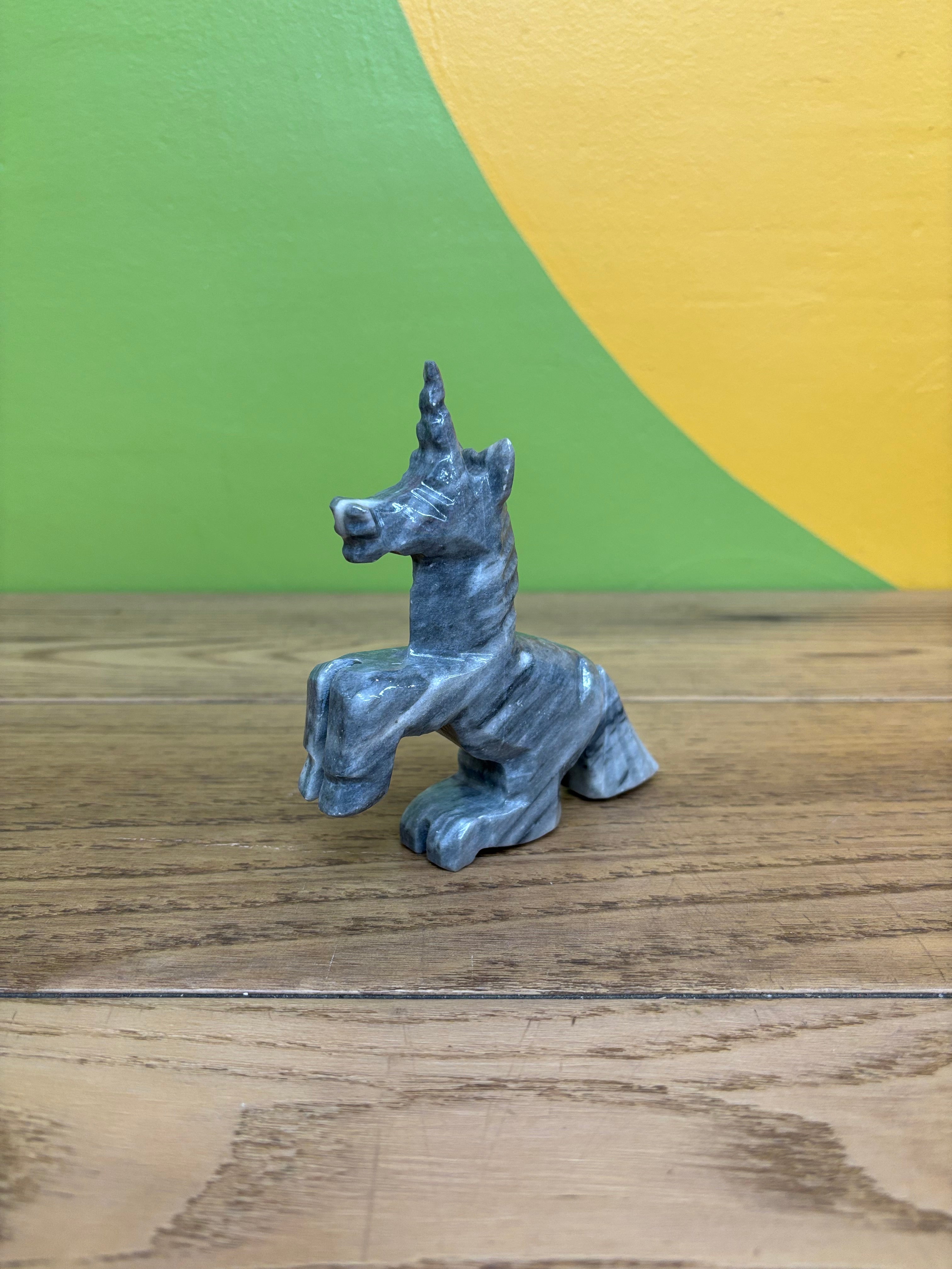 Stone Unicorn Figurine