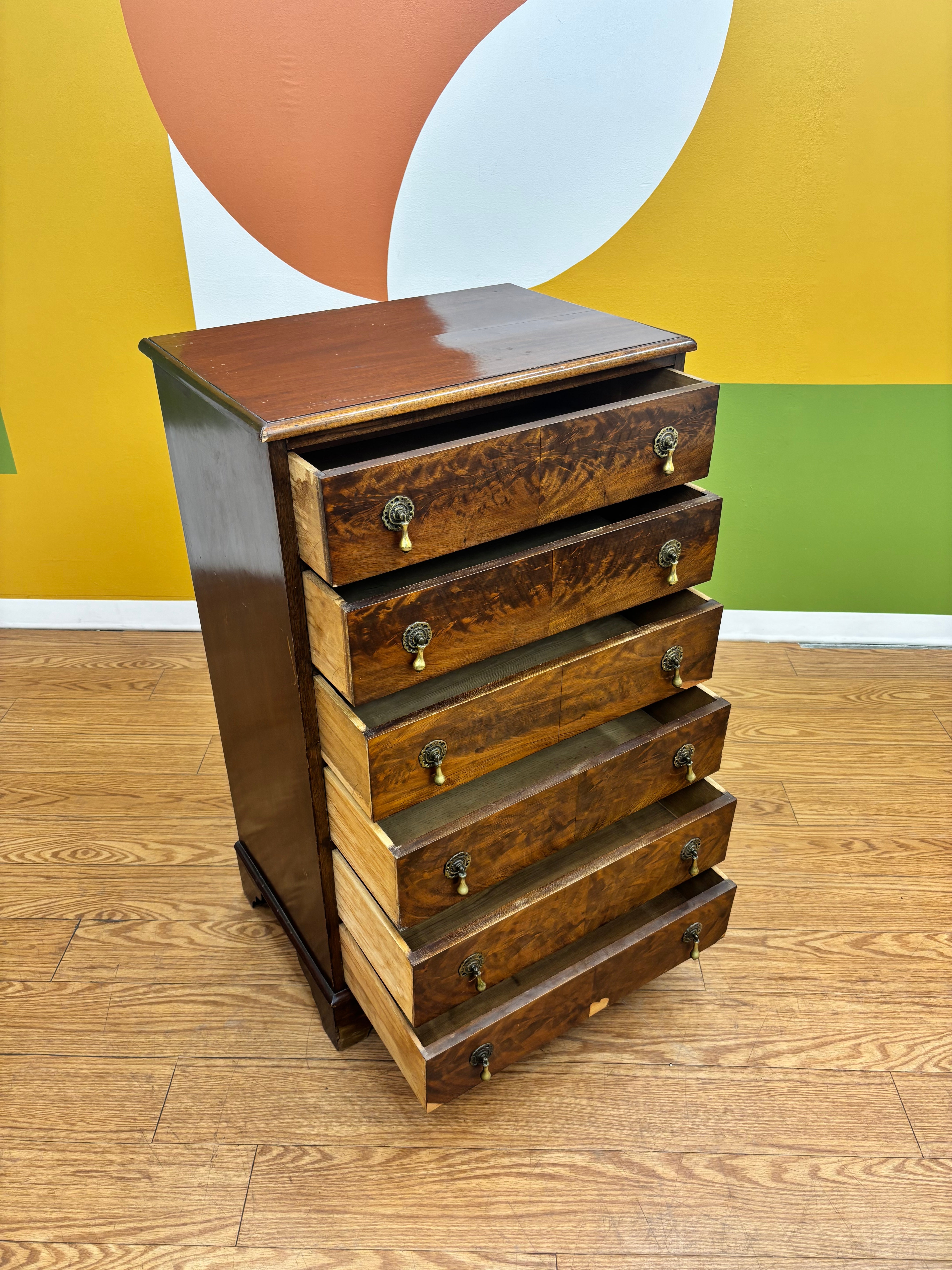 6-Drawer Wood Dresser