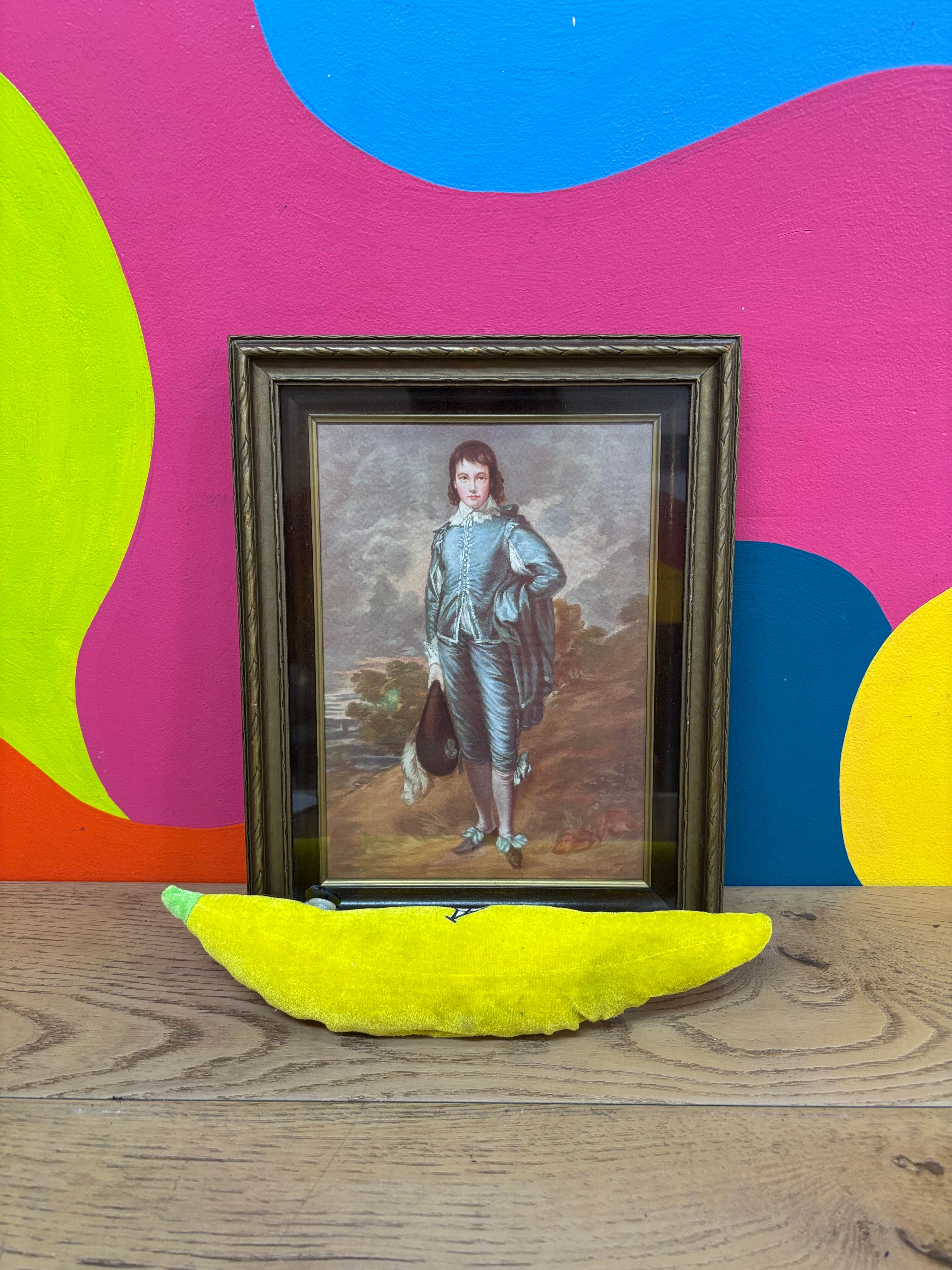 Gold Framed Blue Boy Print