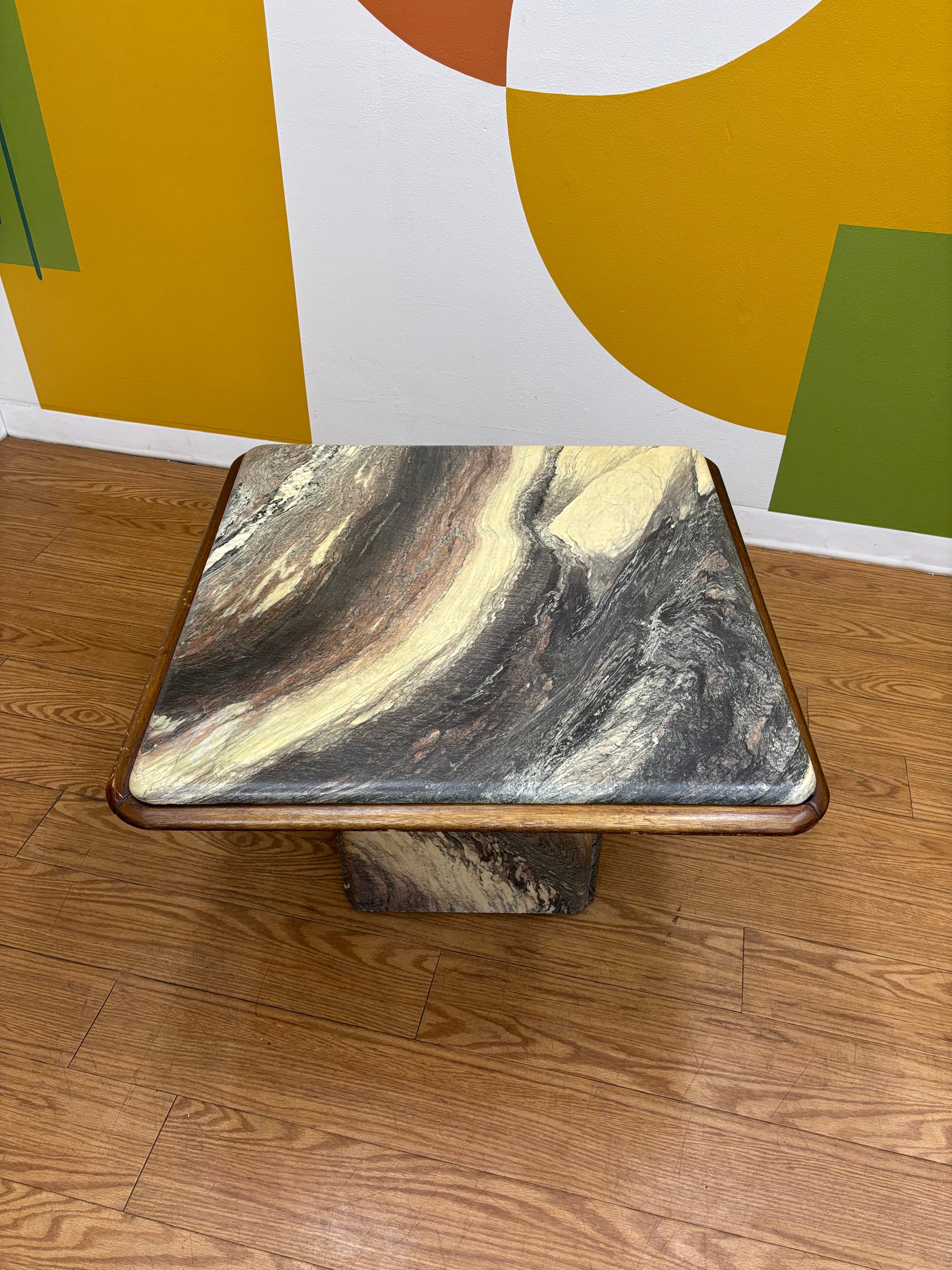 Square Marble Top Coffee Table