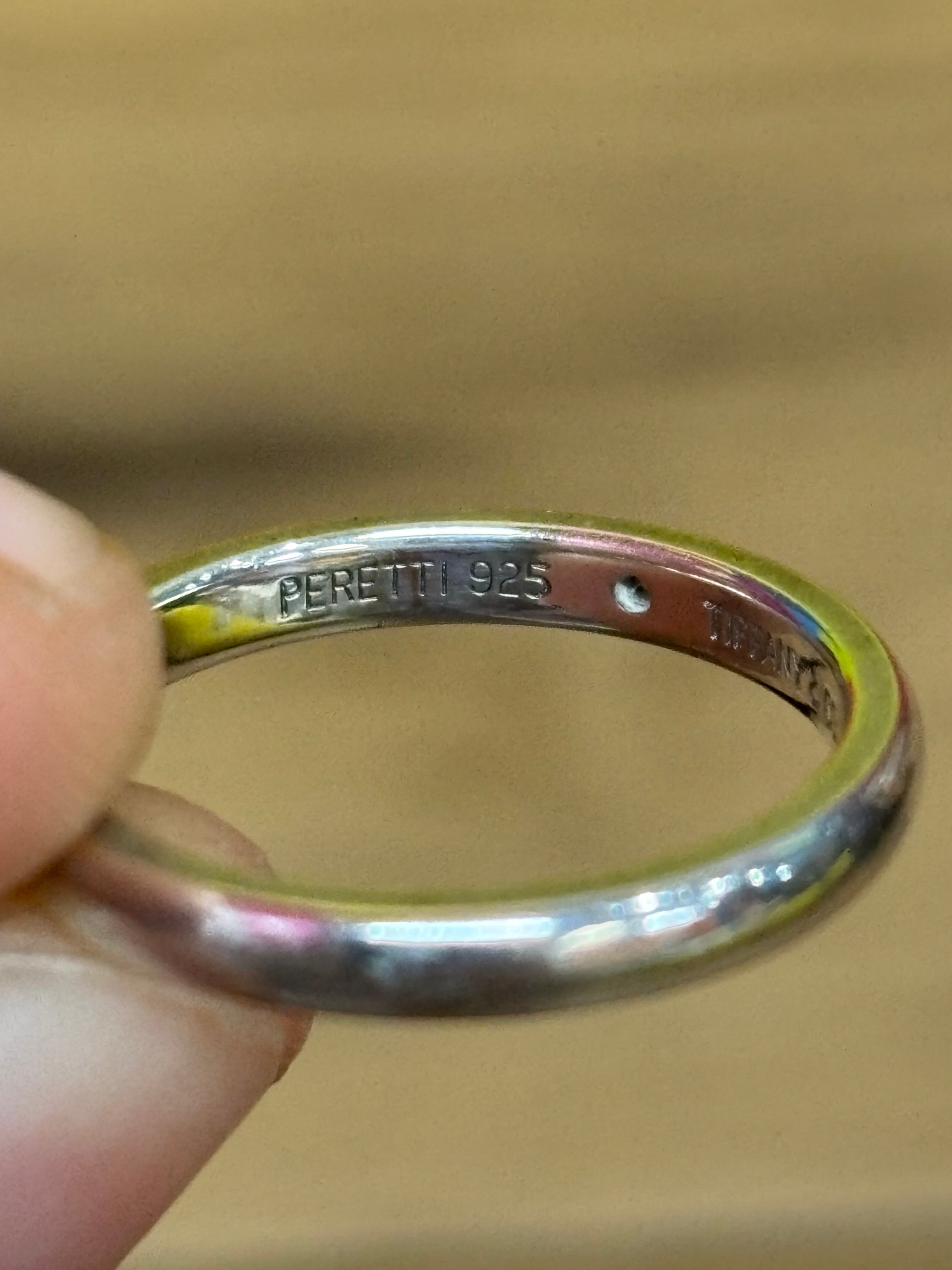 Tiffany & Co. Elsa Peretti Diamond Stack Band Ring (2 available) - Size 6