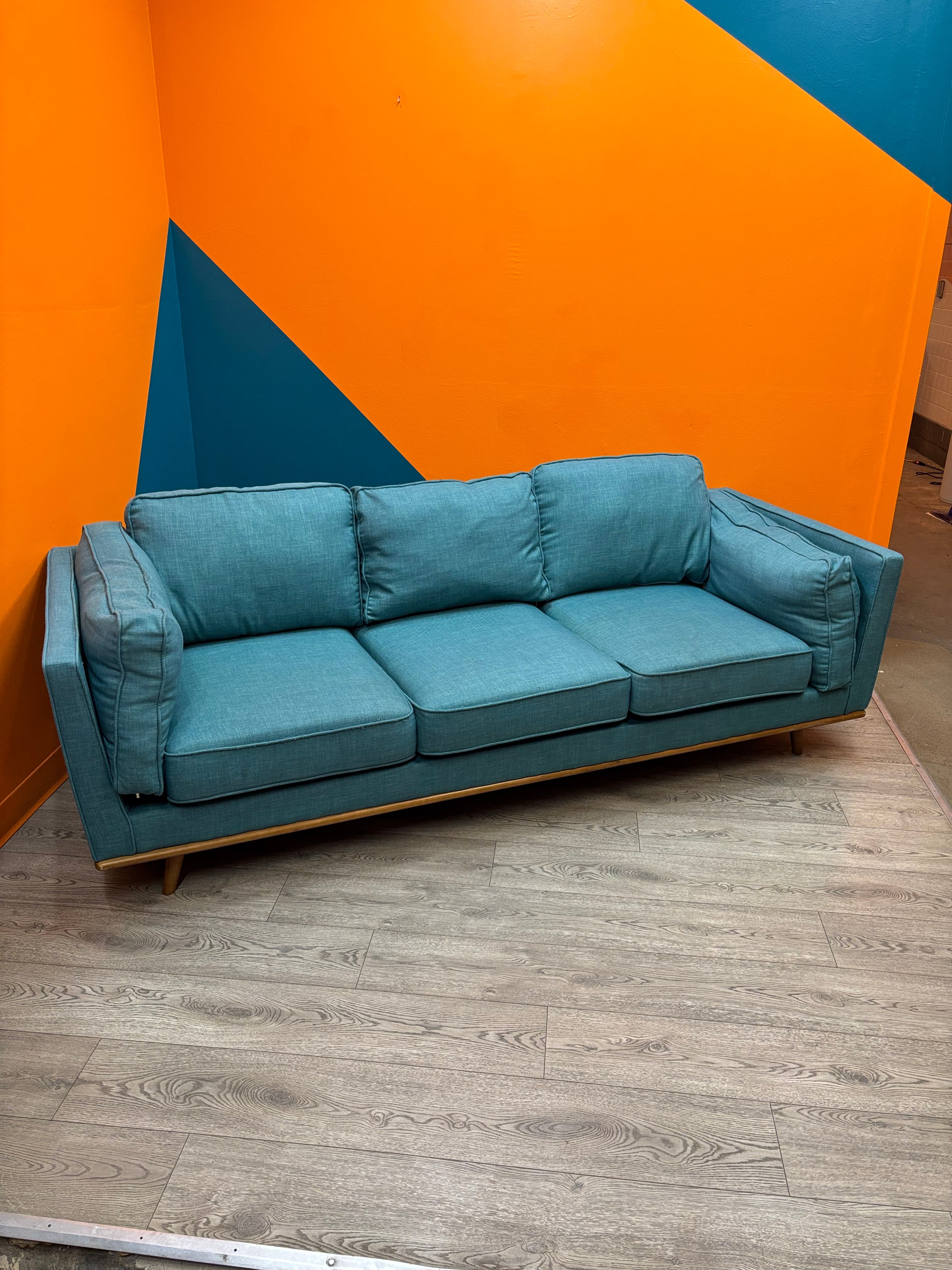 Teal Sofa
