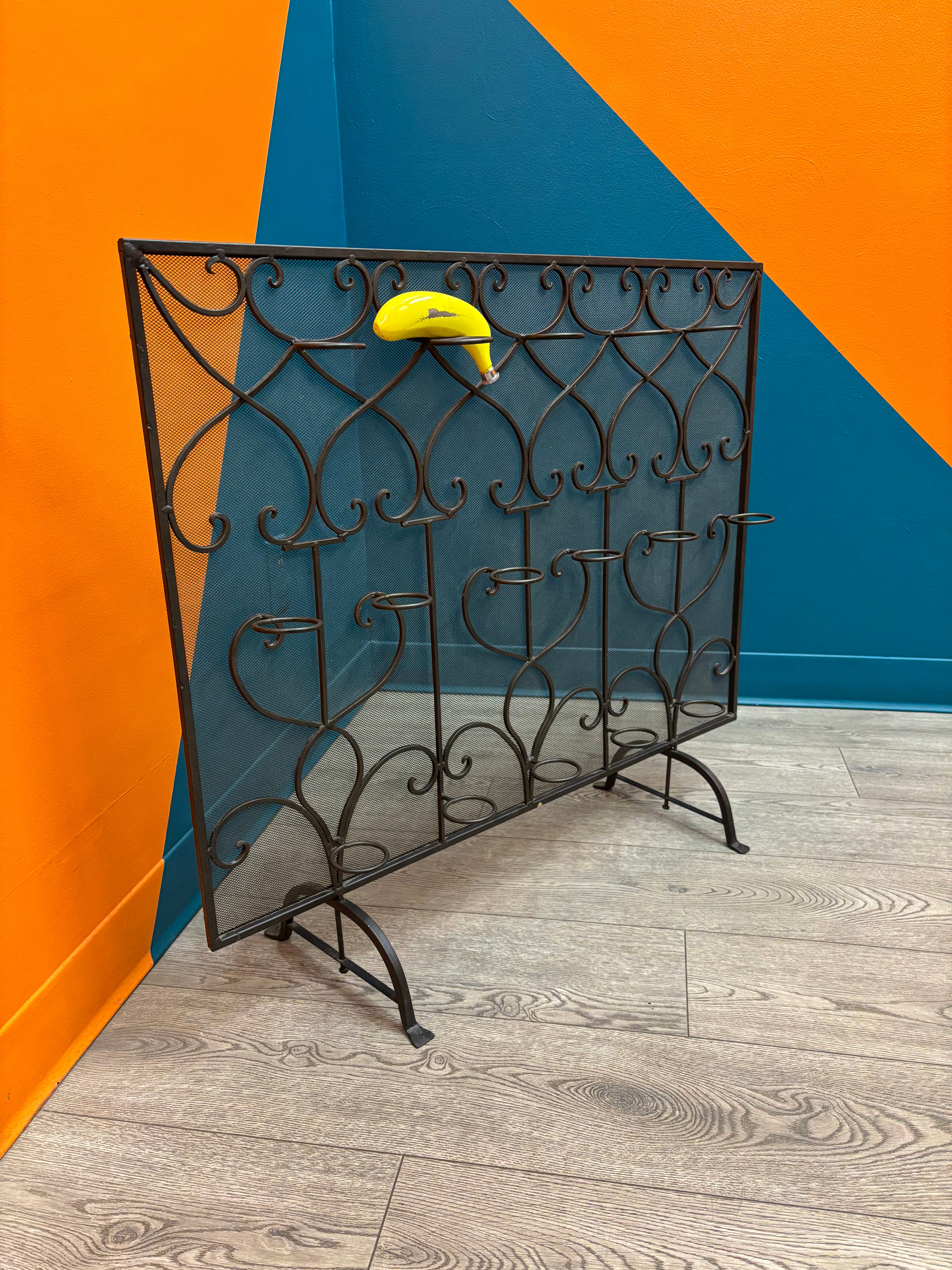 Wrought Iron Fireplace Screen