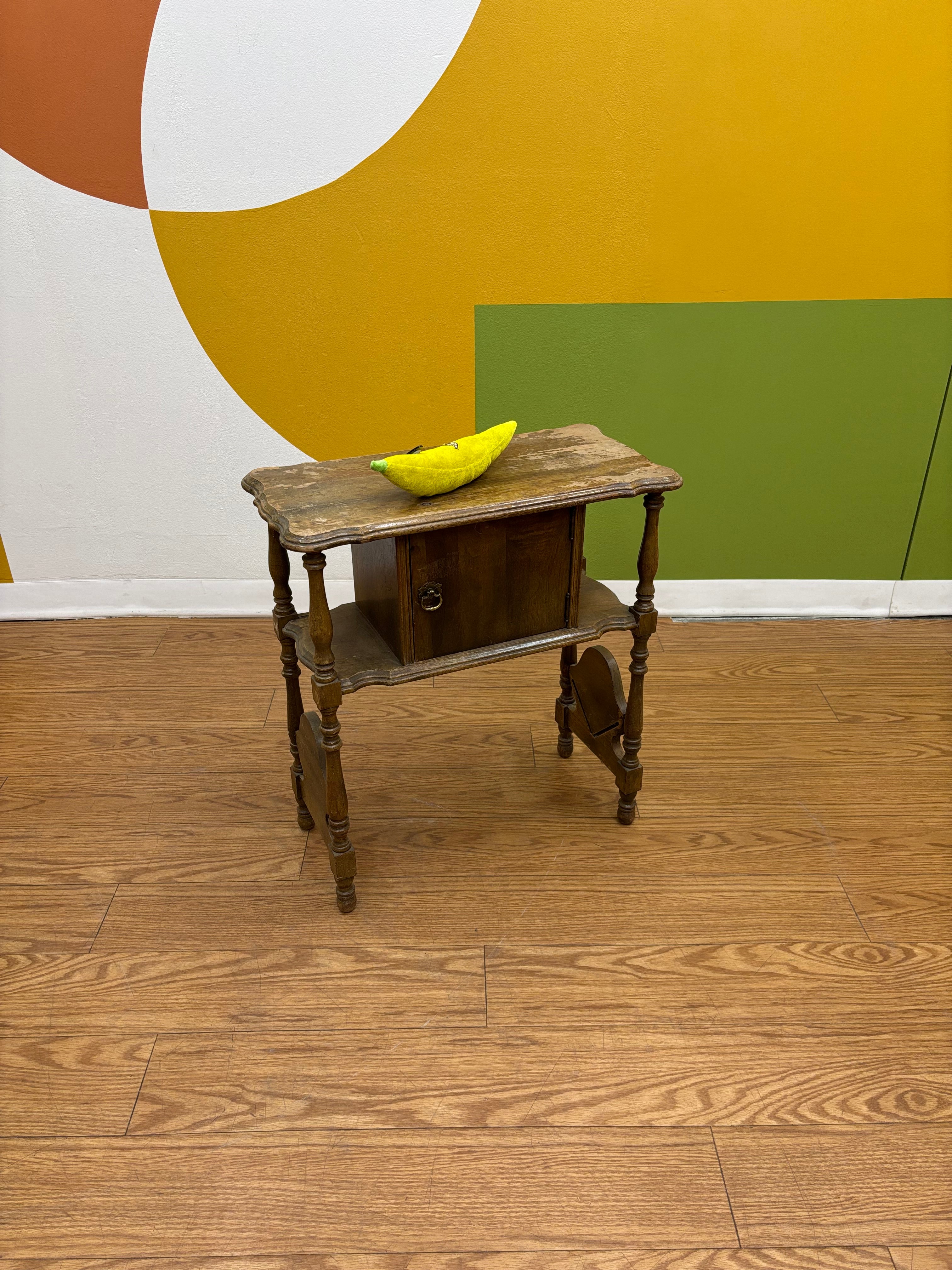 Wood Side Table